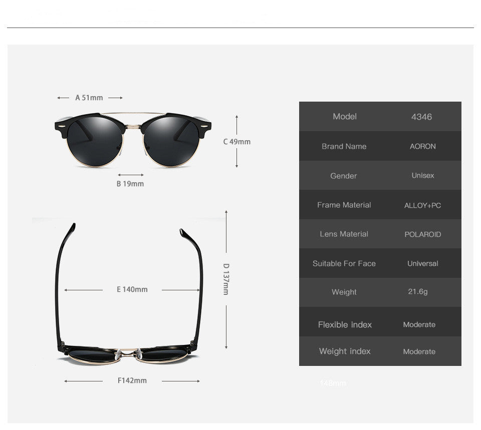 Cross Bridge Polarized Sunglasses