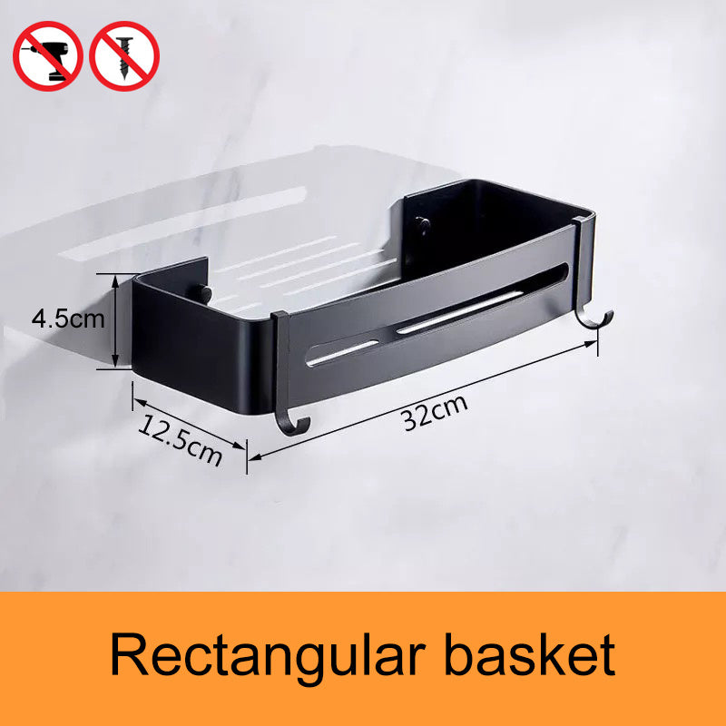Hole-free Bathroom Rack Wall Hanging