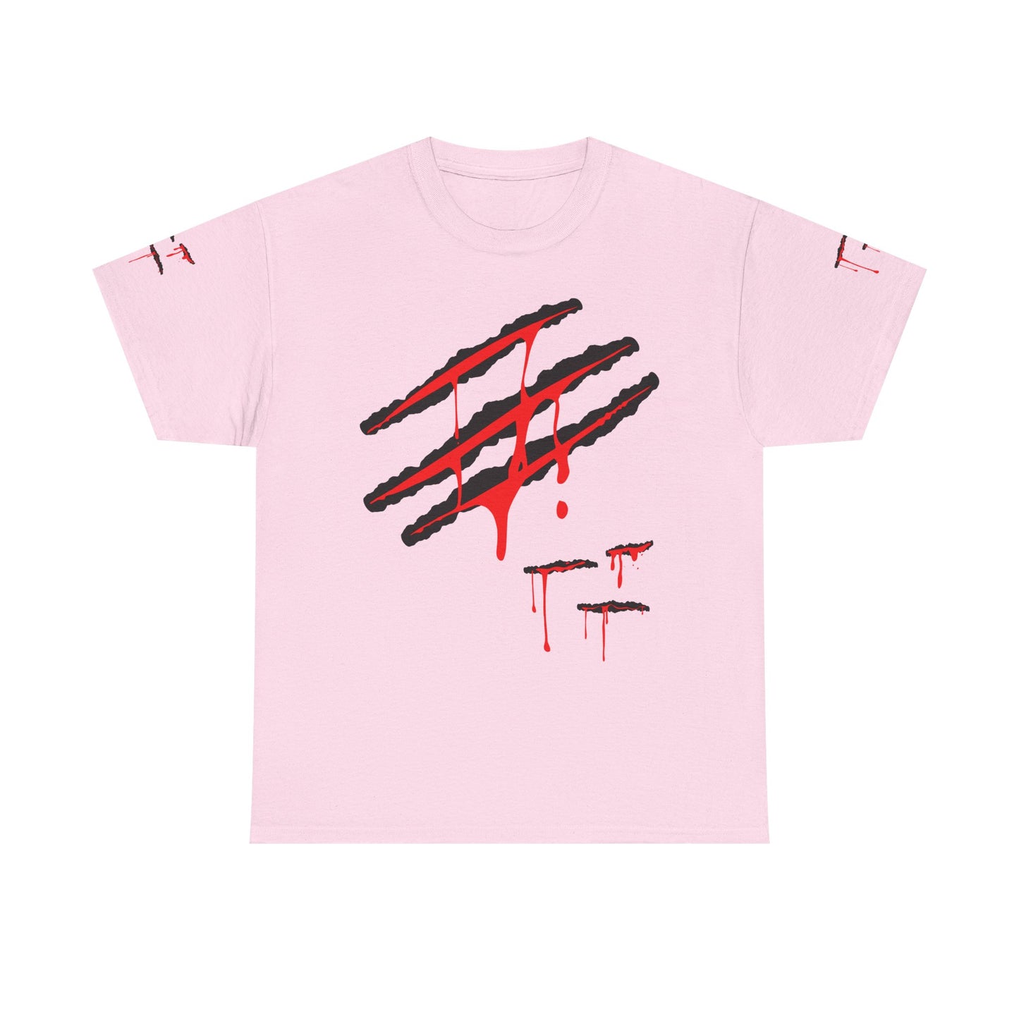 Bloody Scratches. Heavy Cotton T-Shirt