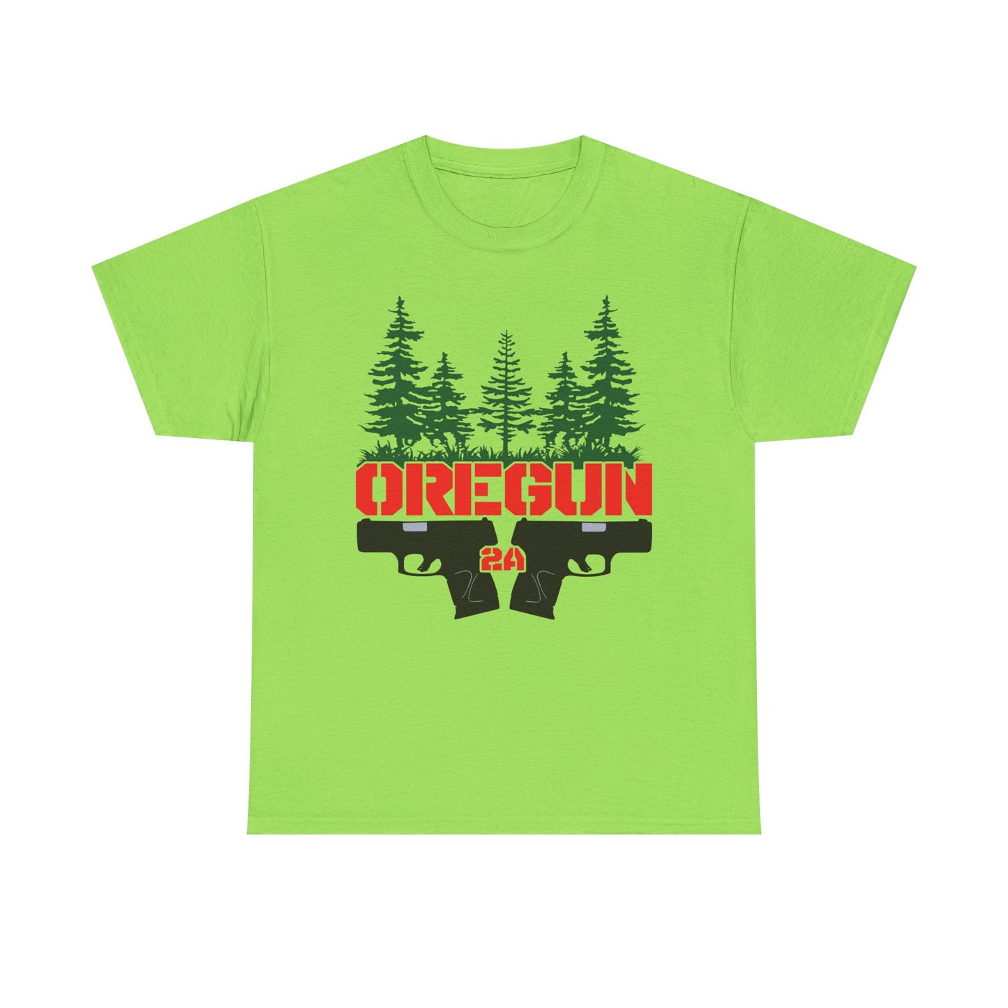 Oregun 2a Forest. Heavy Cotton T-Shirt