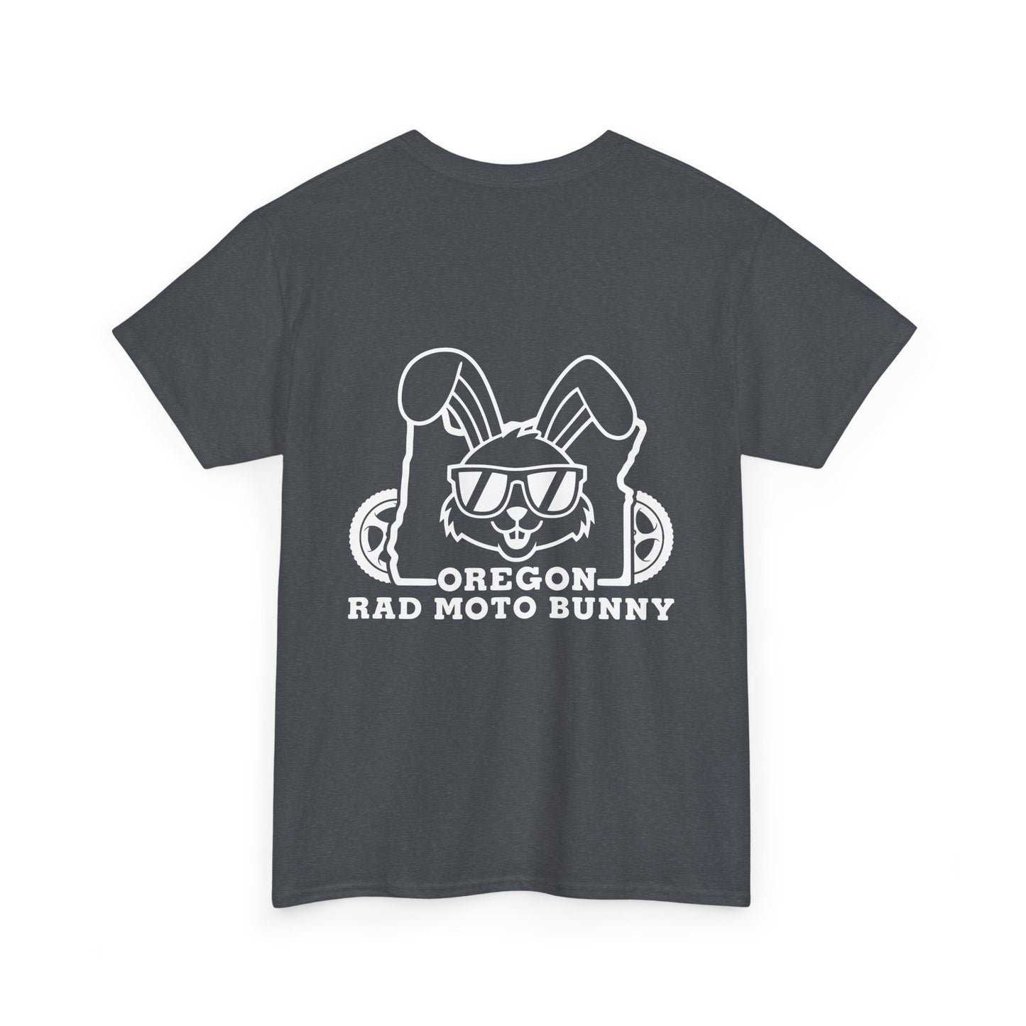 Oregon Rad Moto Bunny, Rad Moto Bunny, Heavy Cotton T-Shirt