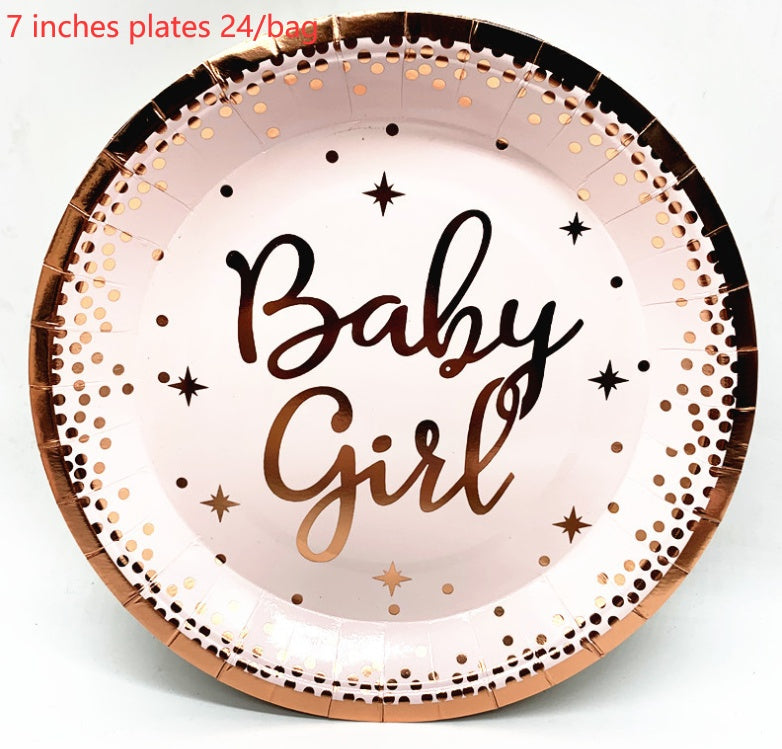 BABY GIRL Party Set