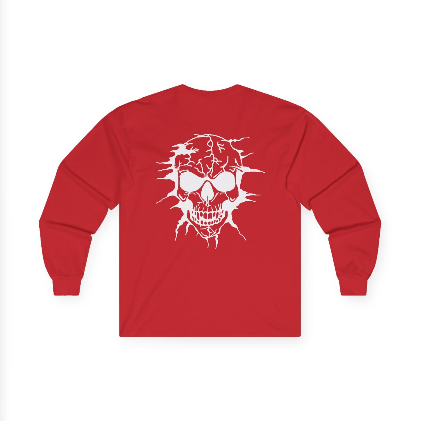 Breakout Skull, Rad Moto Bunny, Unisex Long Sleeve Tee - Bold Graphic T-Shirt for Motorcycle Enthusiasts