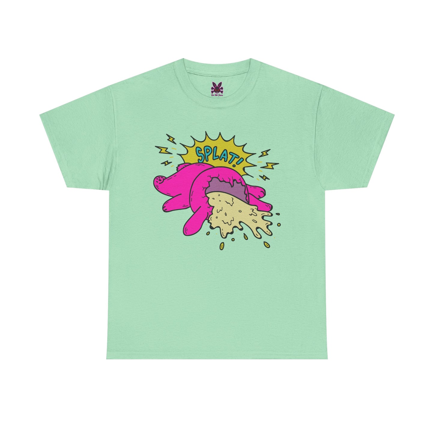 Splat Bunny, Rad Moto Bunny, Heavy Cotton T-Shirt