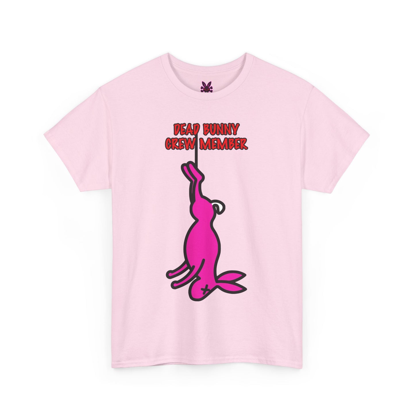 Dead Bunny Crew Member. Rad Moto Bunny, Heavy Cotton T-Shirt