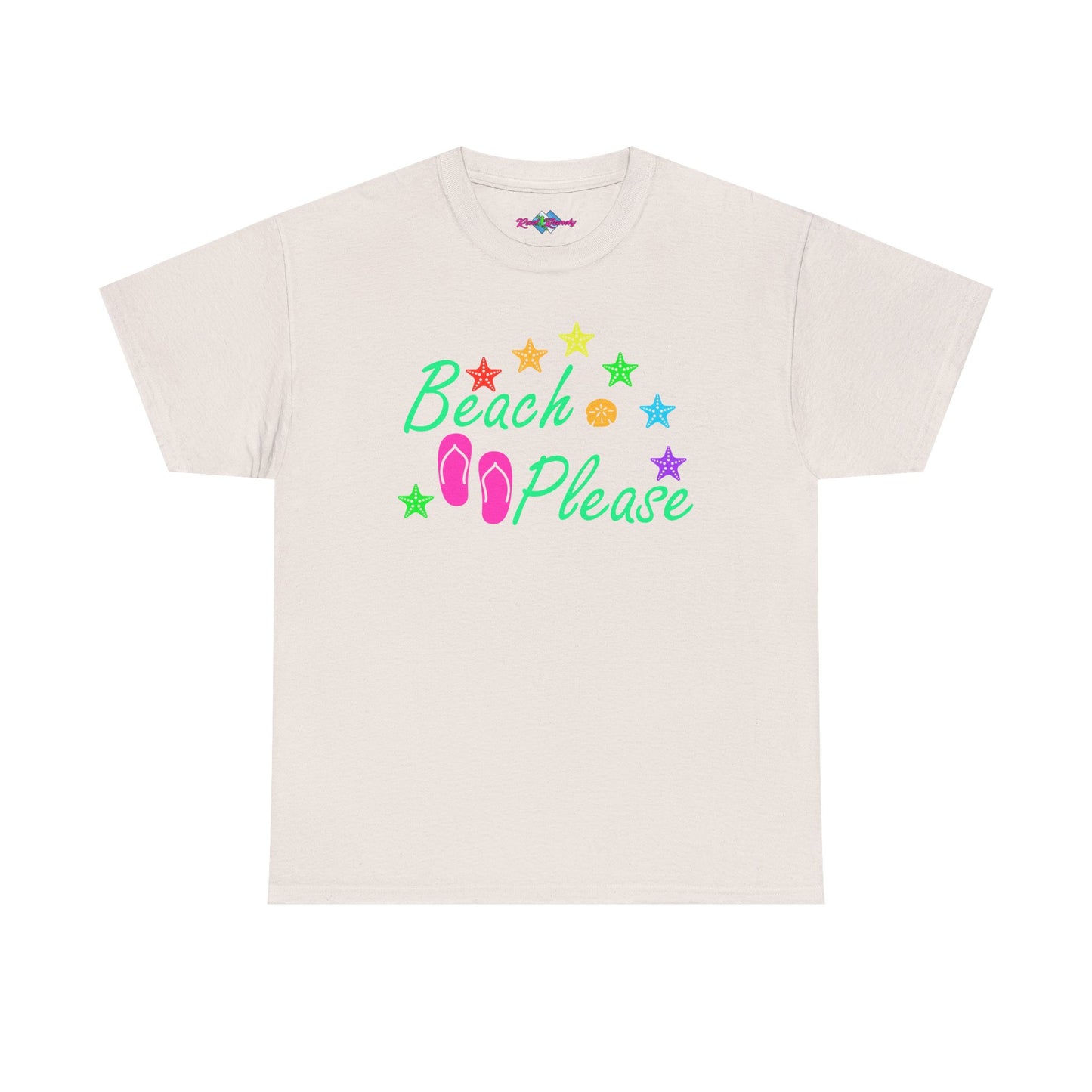 Beach Please. Heavy Cotton T-Shirt