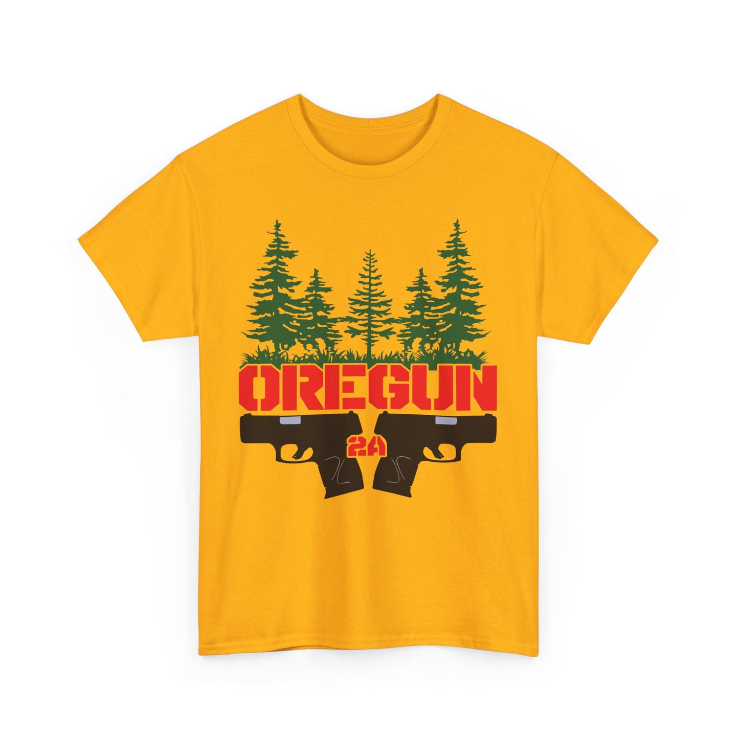 Oregun 2a Forest. Heavy Cotton T-Shirt