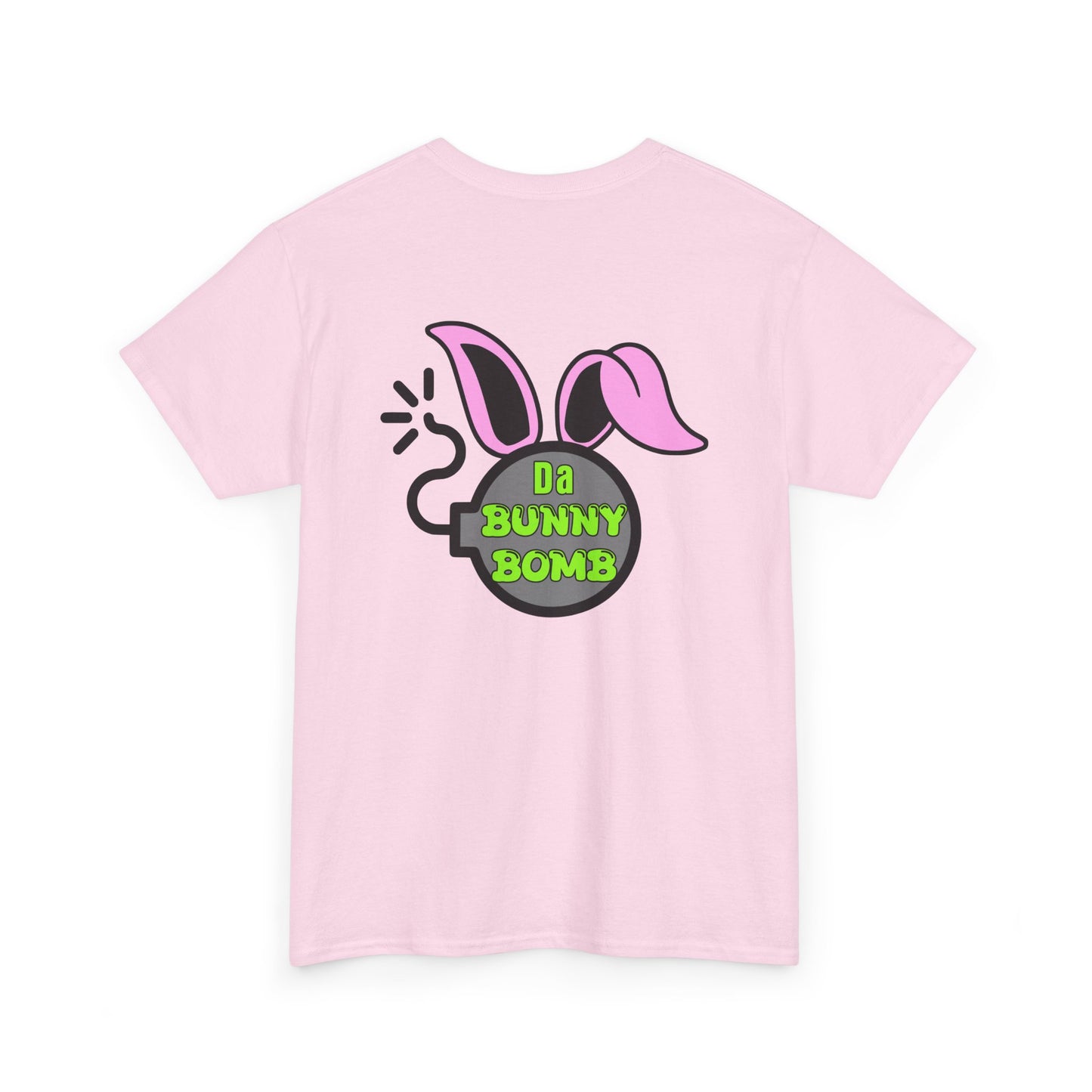 Da Bunny Bomb, Rad Moto Bunny, Heavy Cotton T-Shirt