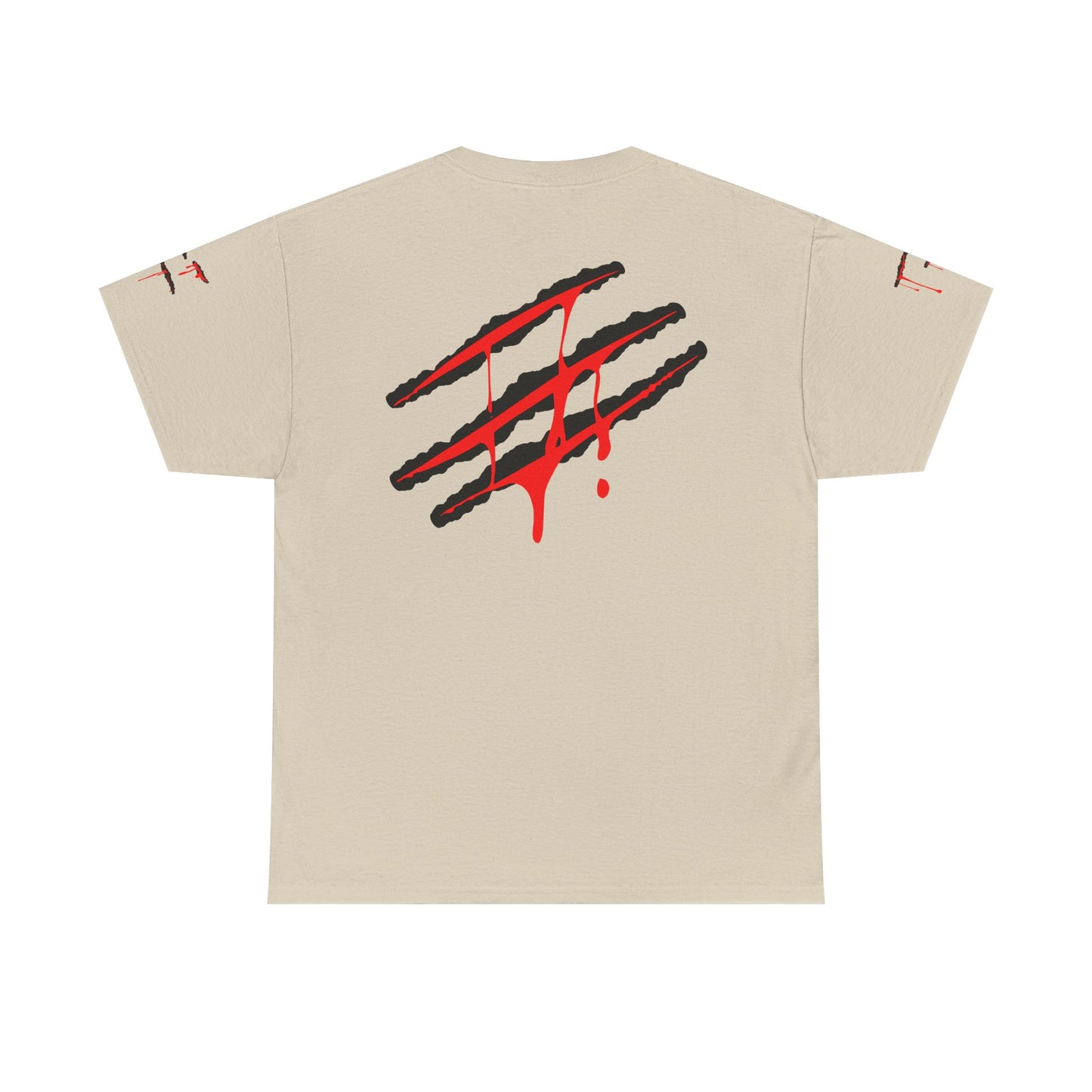 Bloody Scratches. Heavy Cotton T-Shirt