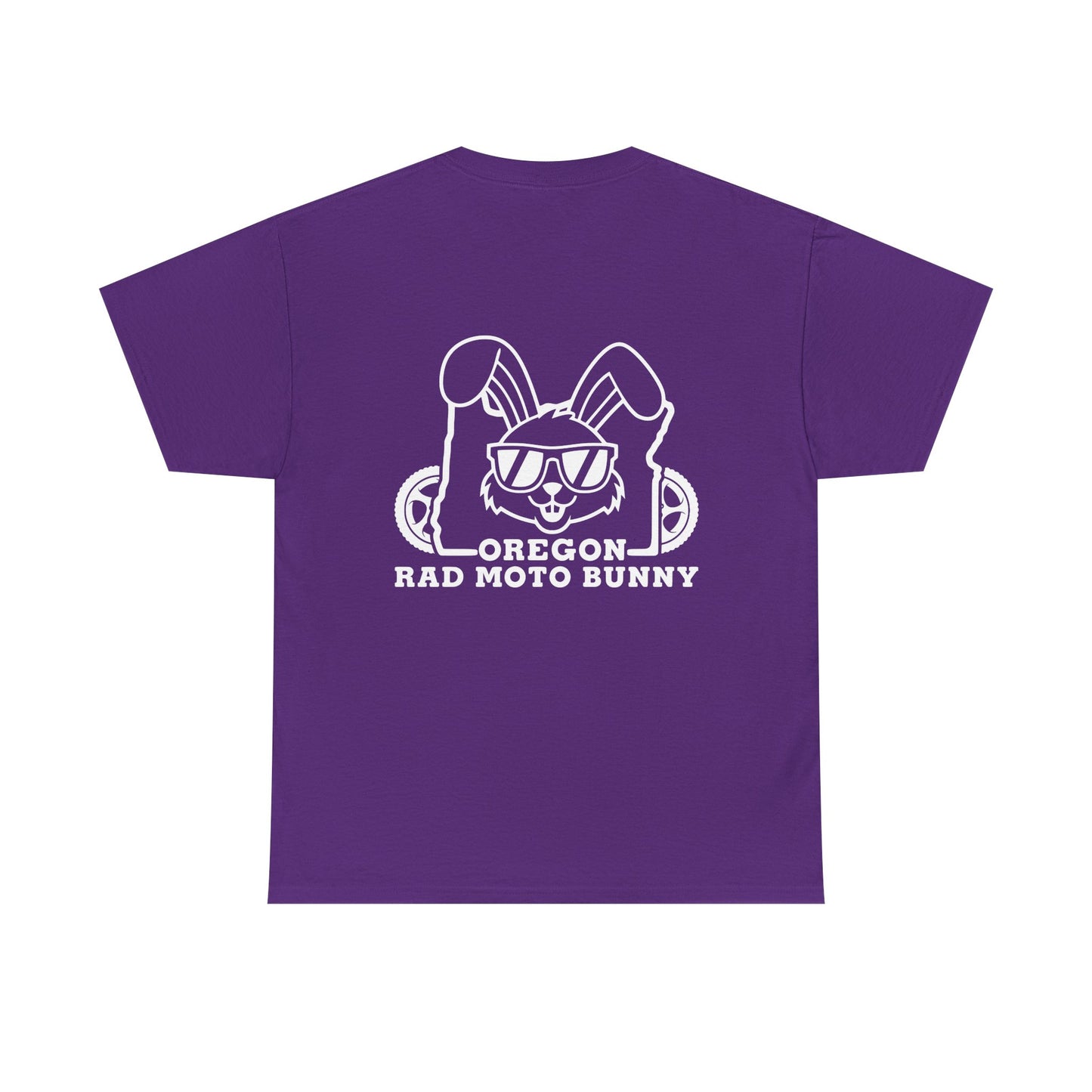 Oregon Rad Moto Bunny, Rad Moto Bunny, Heavy Cotton T-Shirt