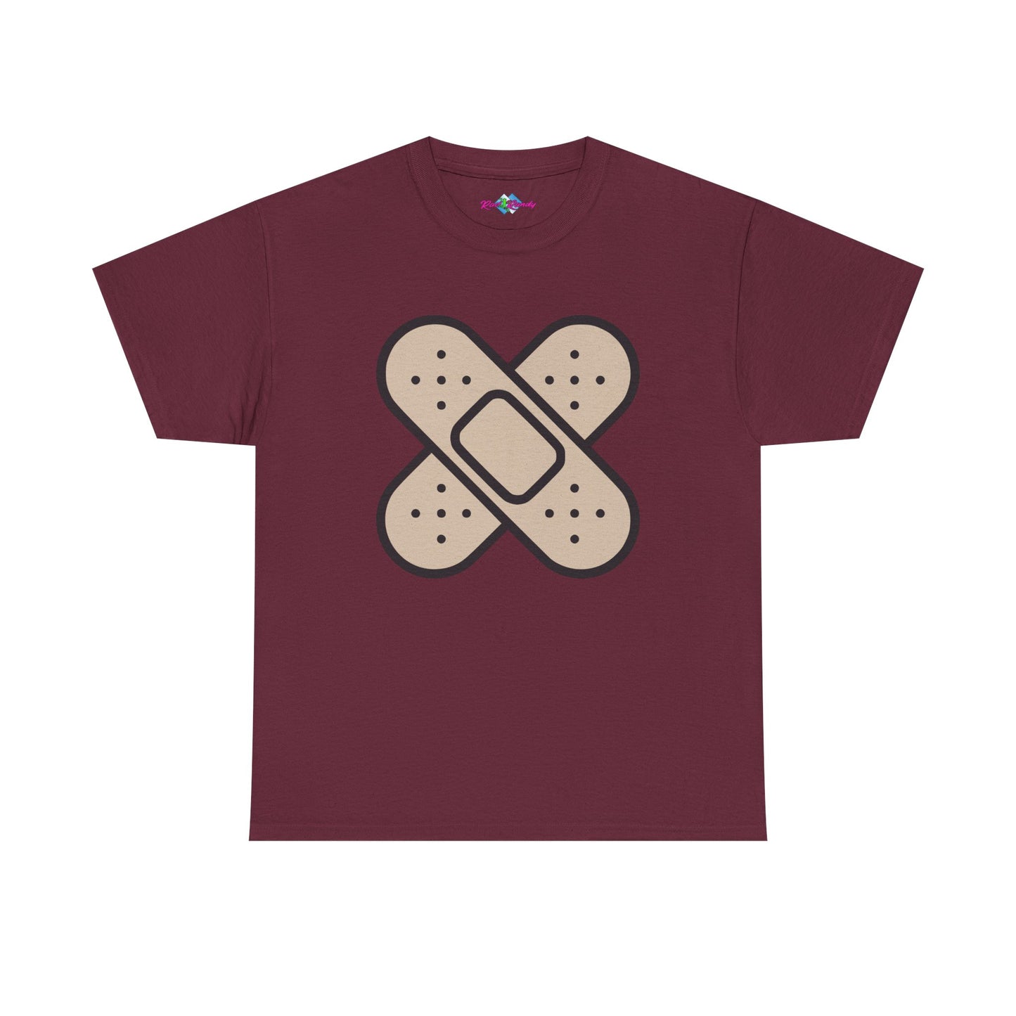 Band Aids. Heavy Cotton T-Shirt