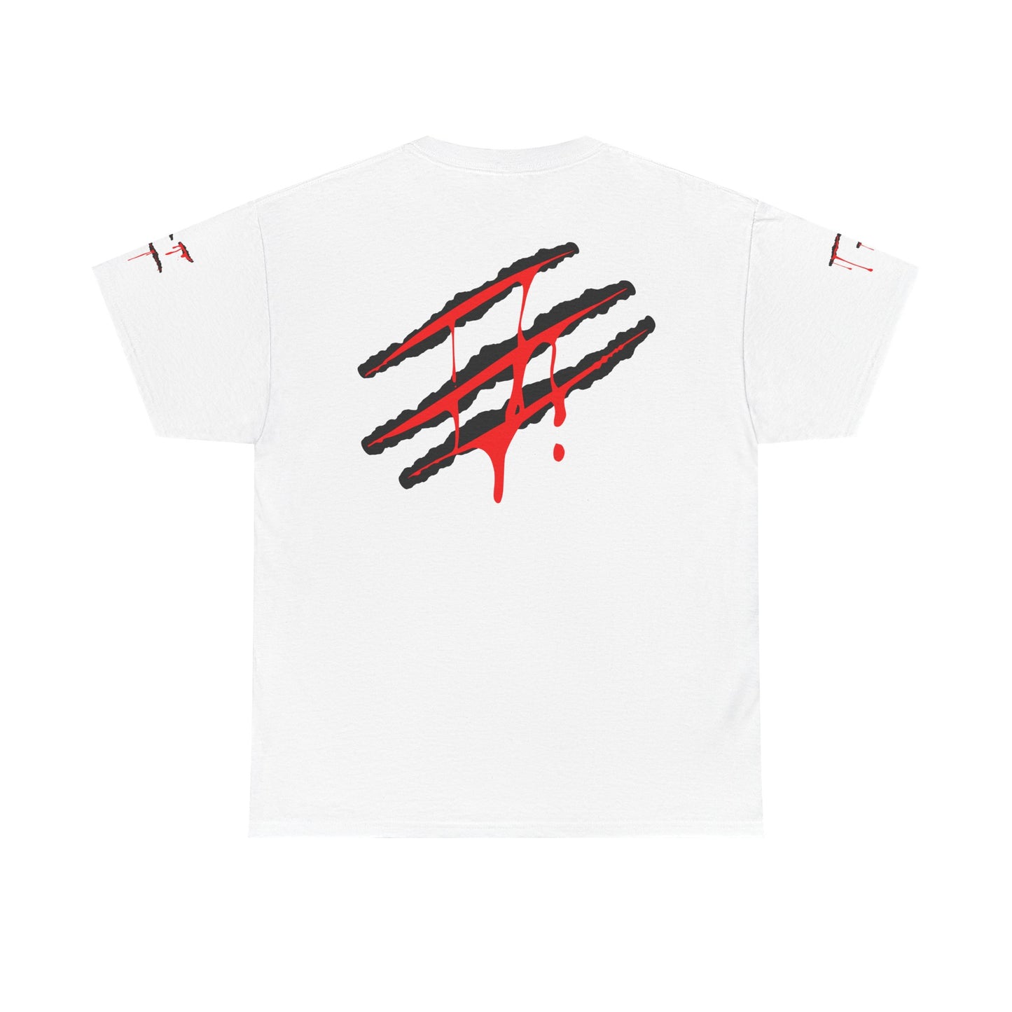 Bloody Scratches. Heavy Cotton T-Shirt