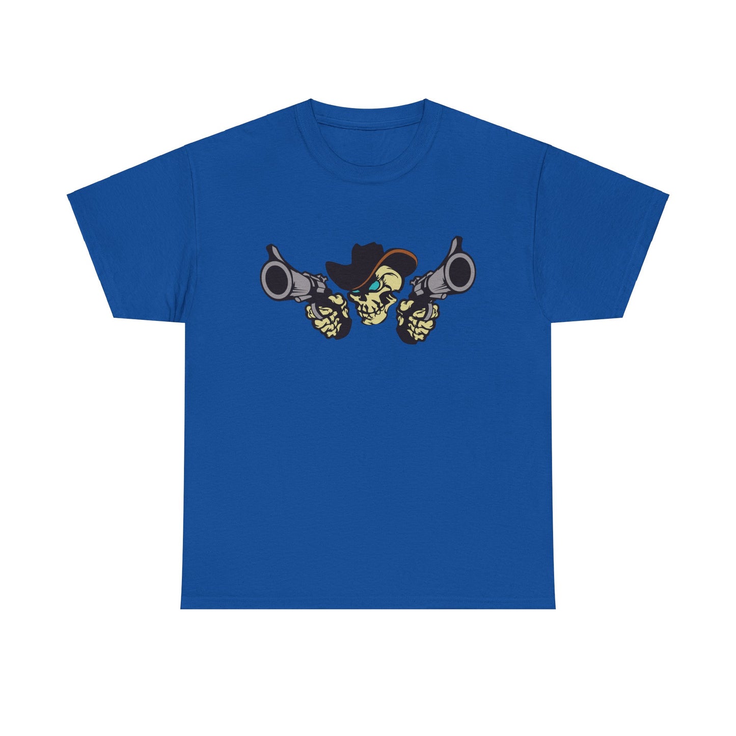 Cowboy Skull. Heavy Cotton T-Shirt