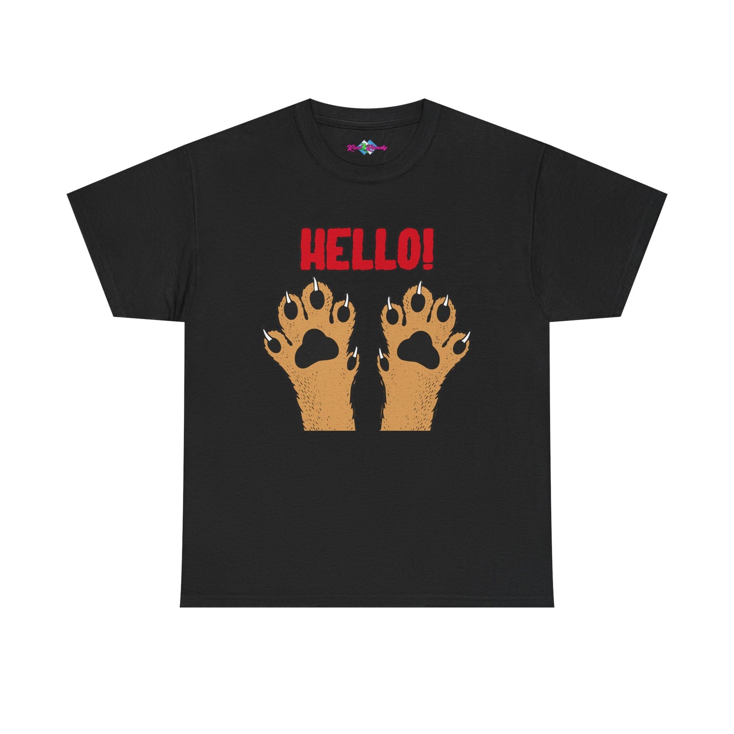Hello Paws. Heavy Cotton T-Shirt