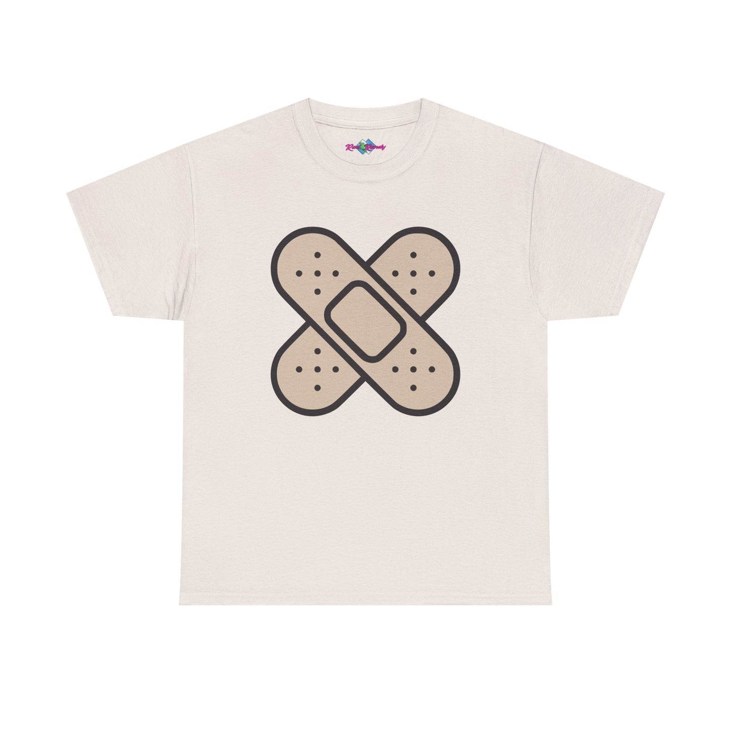 Band Aids. Heavy Cotton T-Shirt