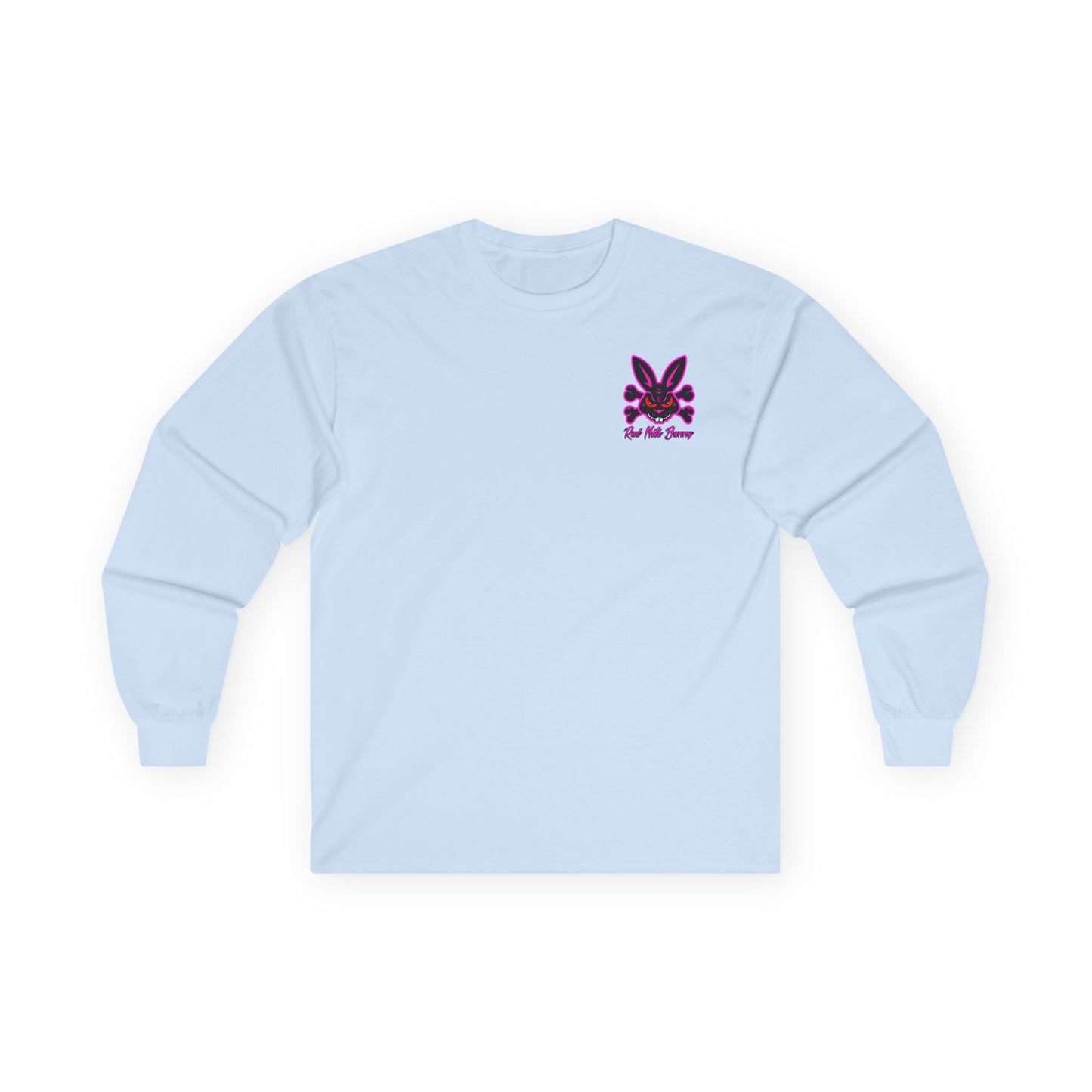Alien Bunny, Rad Moto Bunny, Unisex Long Sleeve Tee - Bold Graphic T-Shirt for Motorcycle Enthusiasts