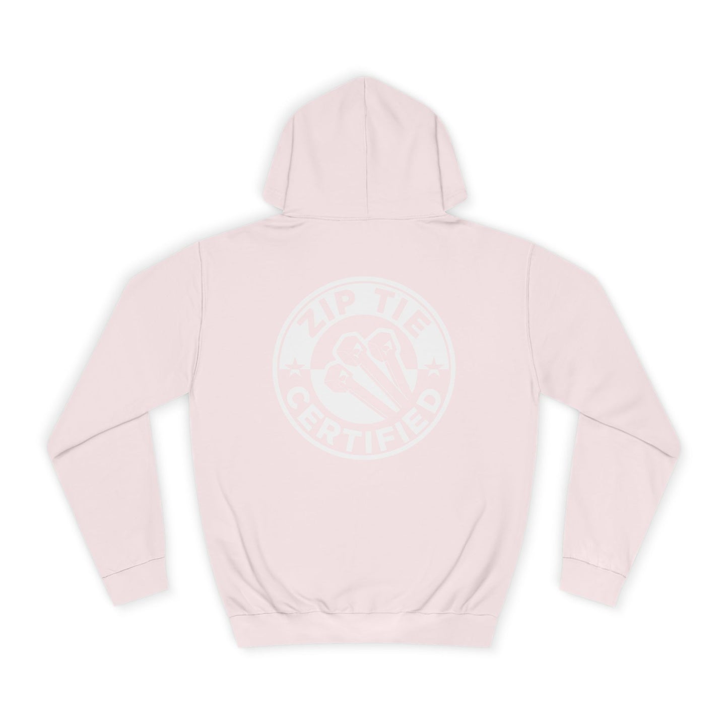 Zip Tie Certified, Rad Moto Bunny, Unisex Hoodie - Biker Style Sweatshirt for Motorcycle Enthusiasts