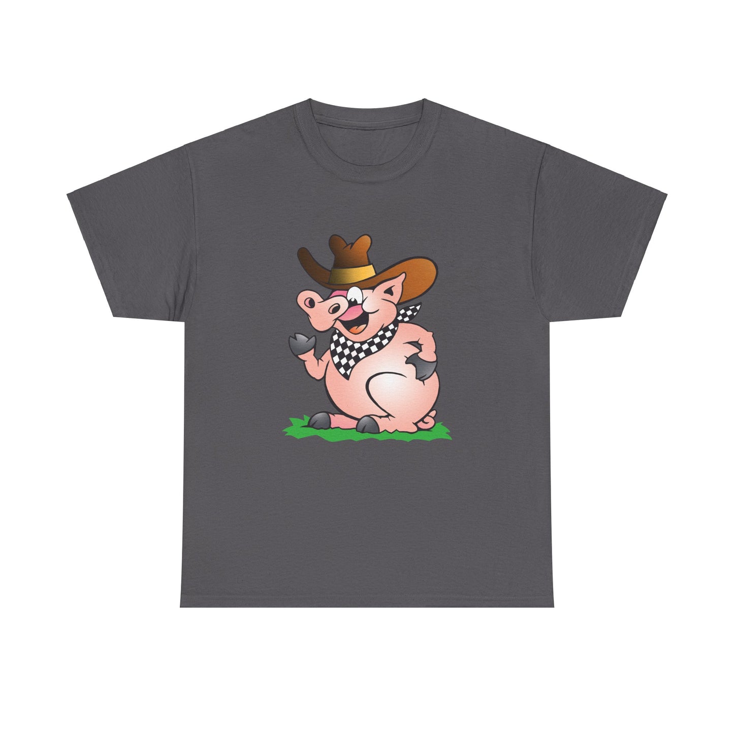 BBQ Pig. Heavy Cotton T-Shirt