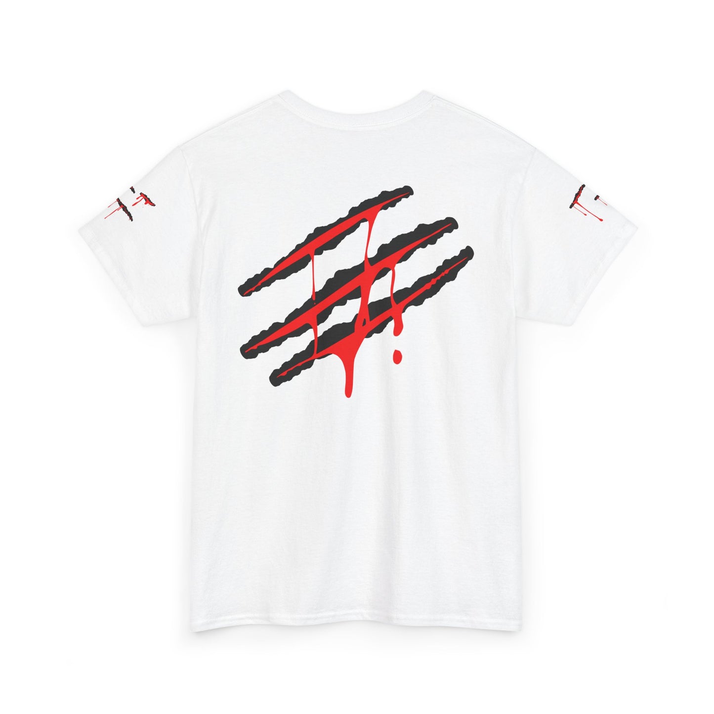 Bloody Scratches. Heavy Cotton T-Shirt