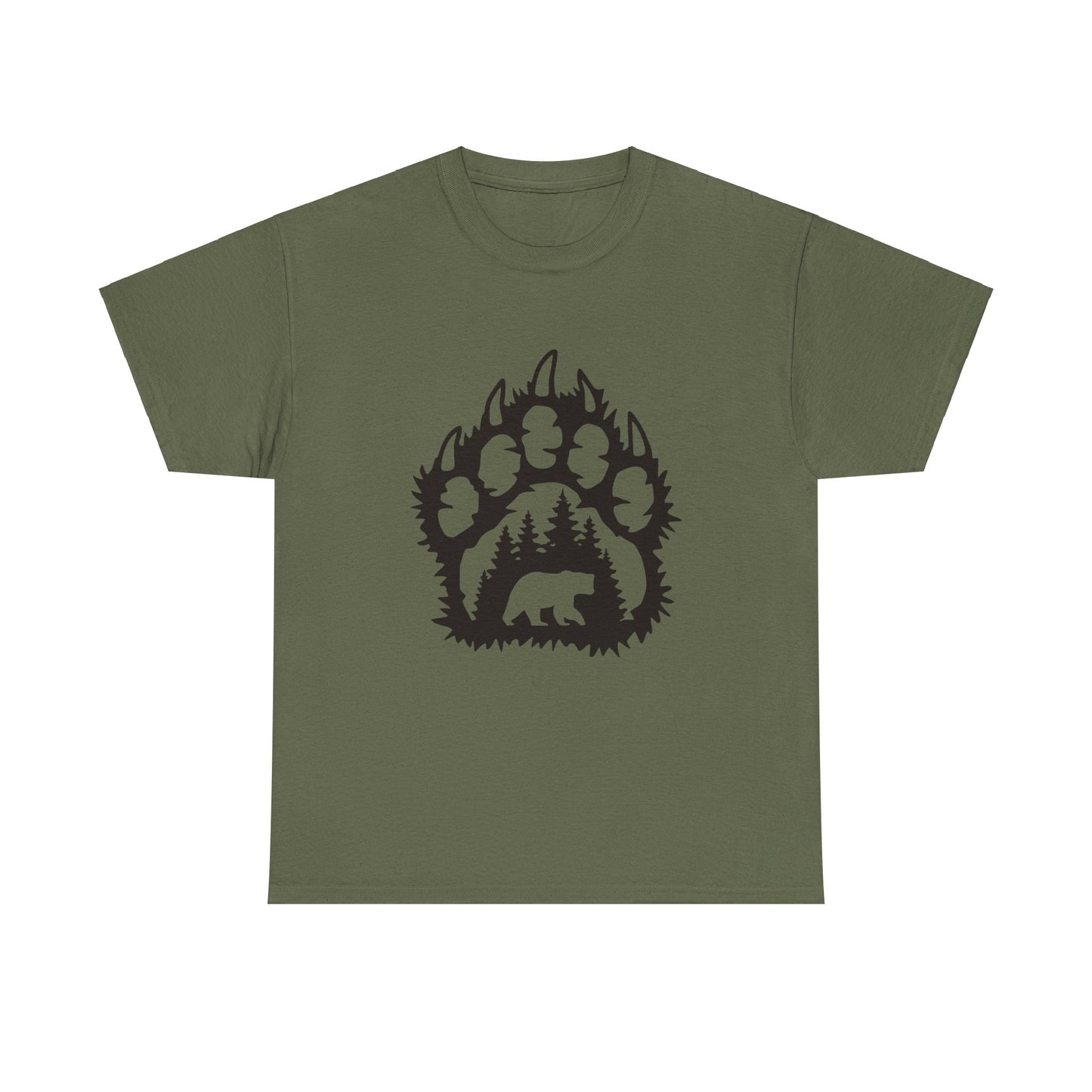 Bear Paw. Heavy Cotton T-Shirt