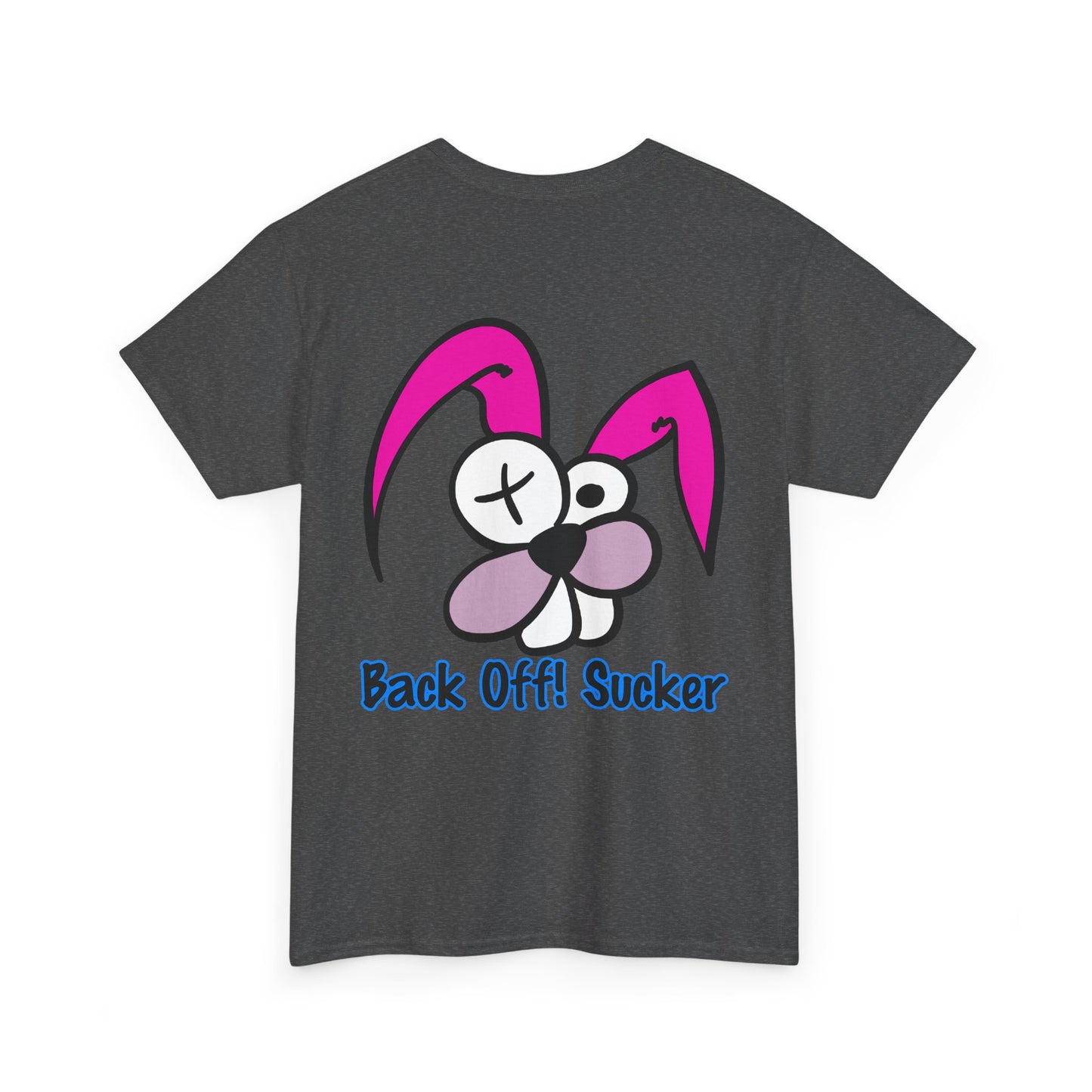 Back Off Sucker Bunny, Rad Moto Bunny, Heavy Cotton T-Shirt