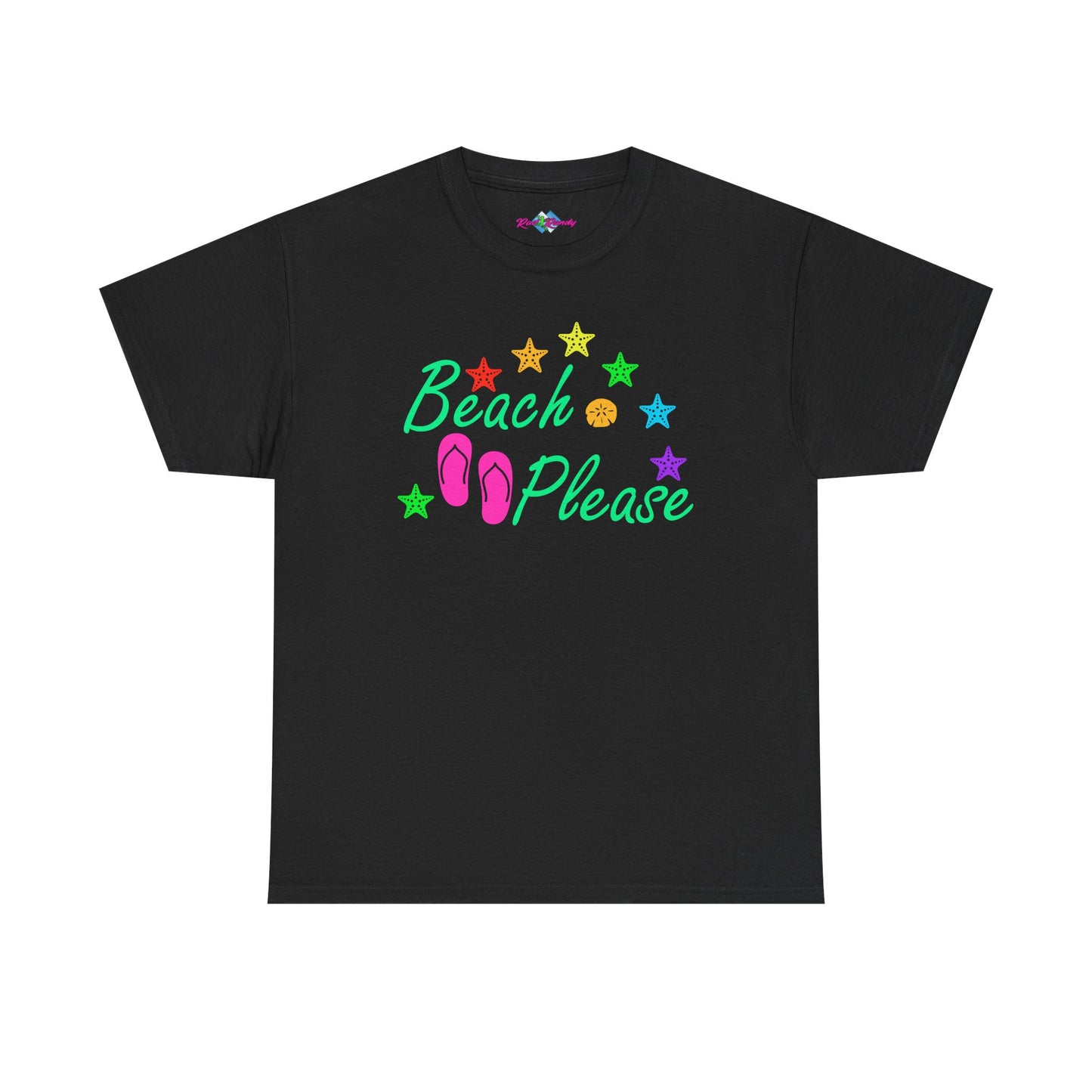 Beach Please. Heavy Cotton T-Shirt