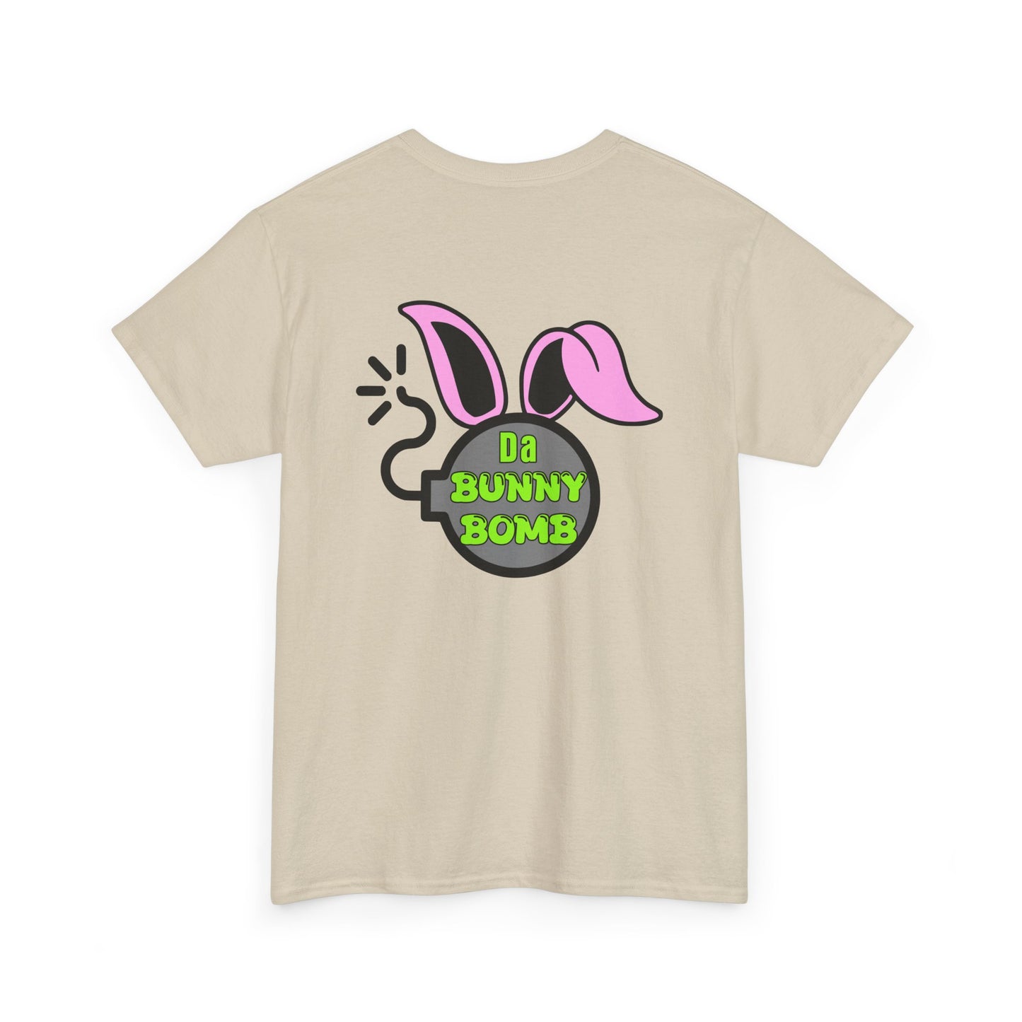 Da Bunny Bomb, Rad Moto Bunny, Heavy Cotton T-Shirt