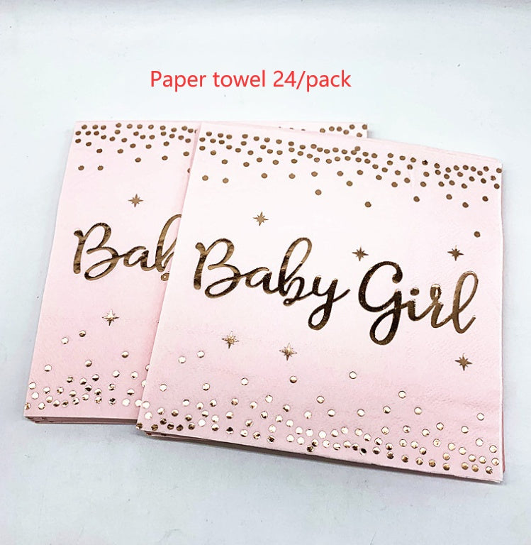 BABY GIRL Party Set