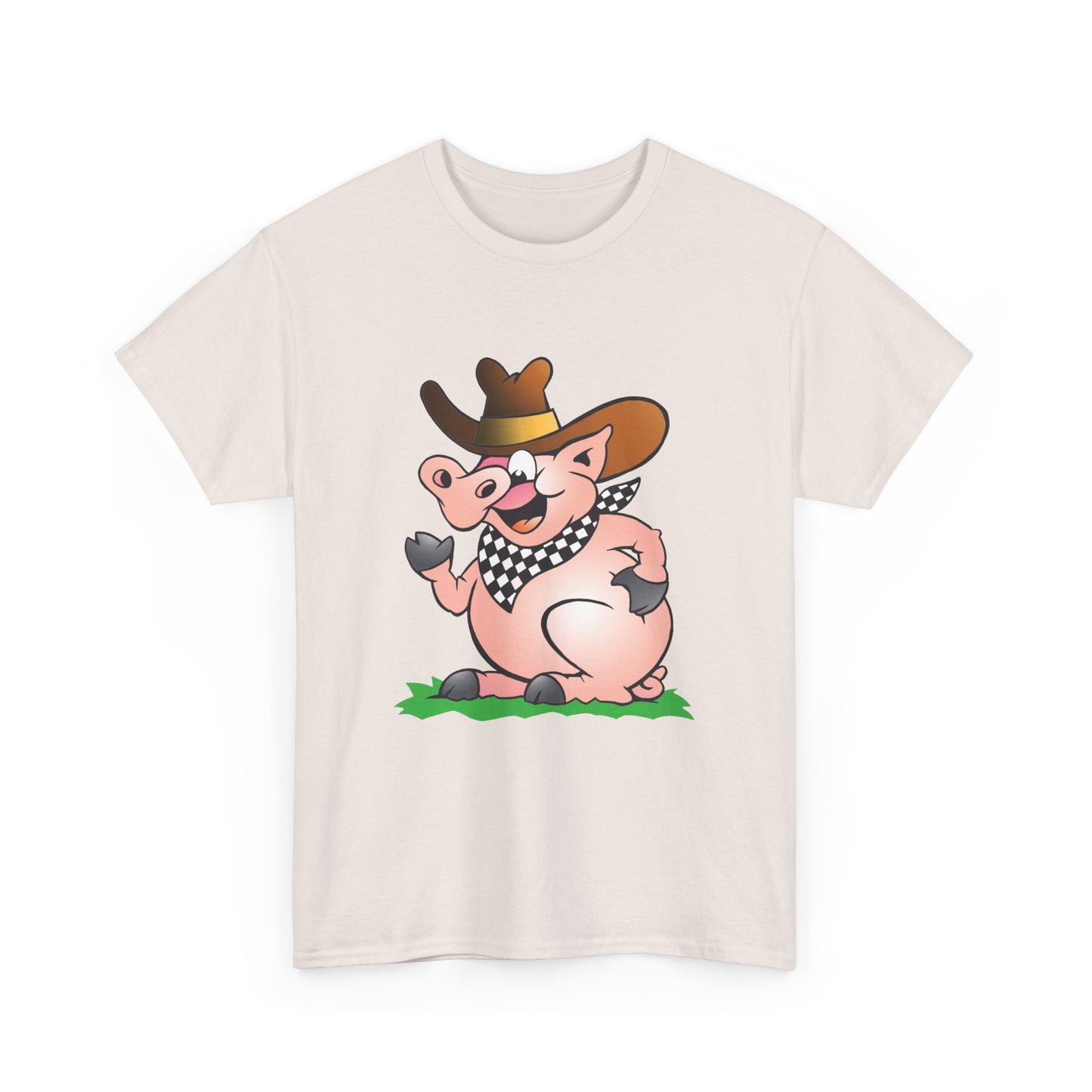 BBQ Pig. Heavy Cotton T-Shirt