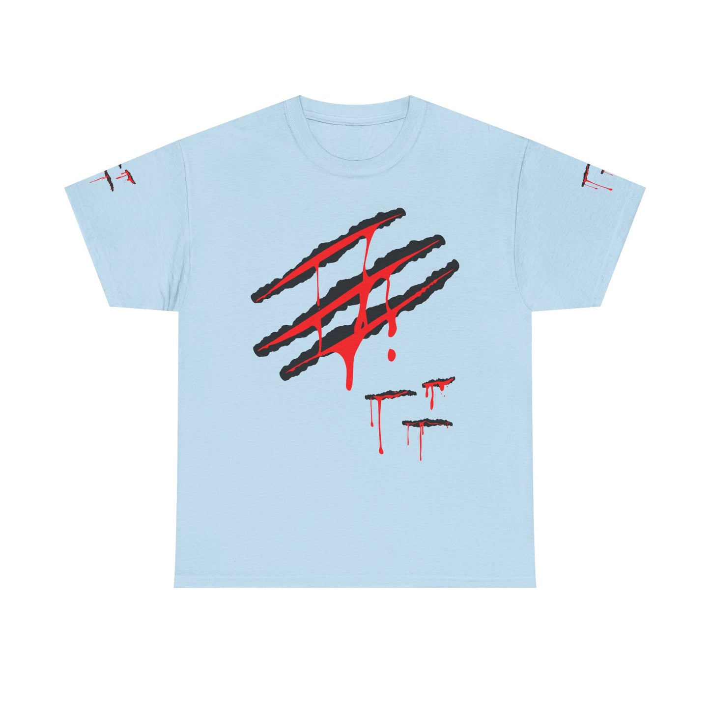 Bloody Scratches. Heavy Cotton T-Shirt