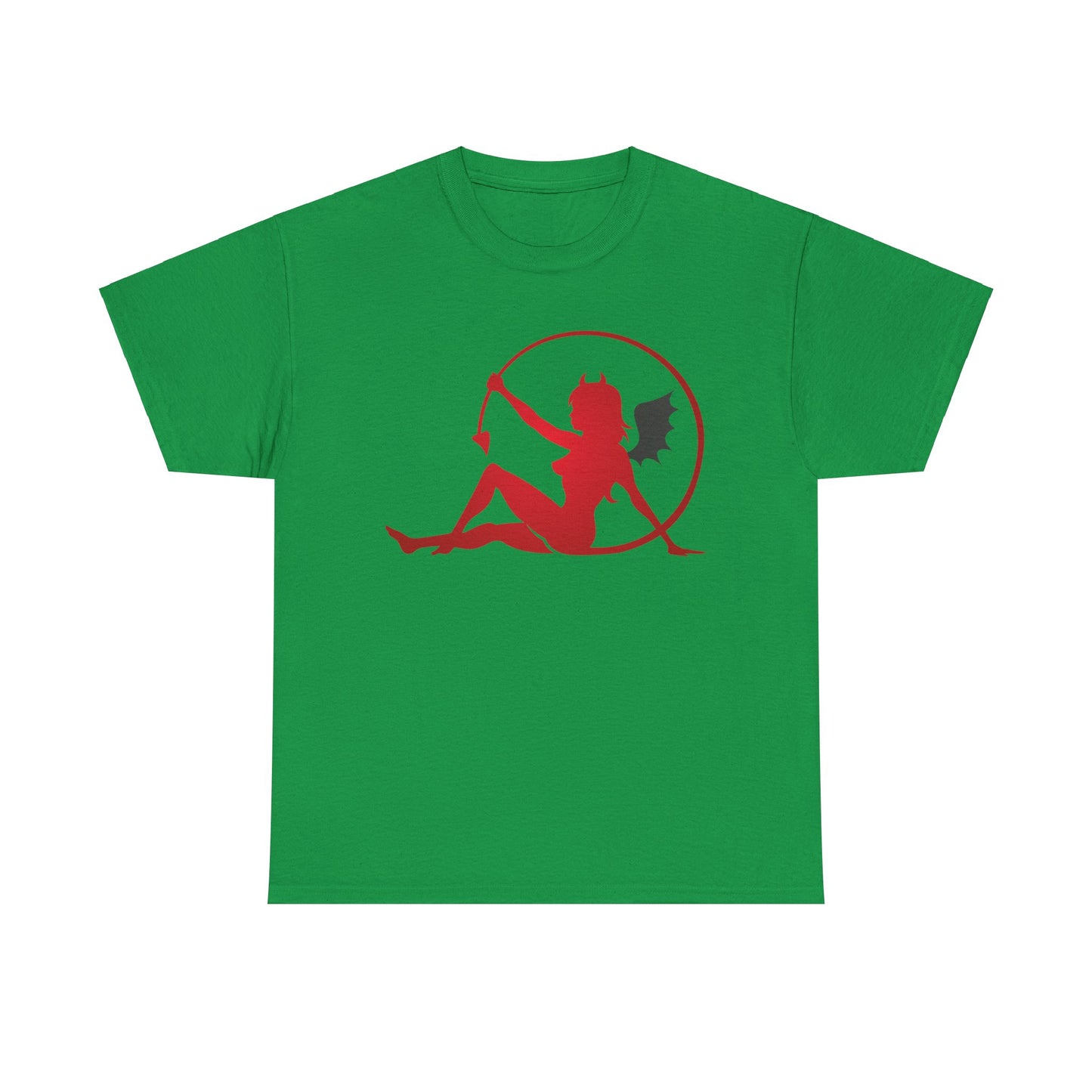 Bat winged Devil Girl. Heavy Cotton T-Shirt