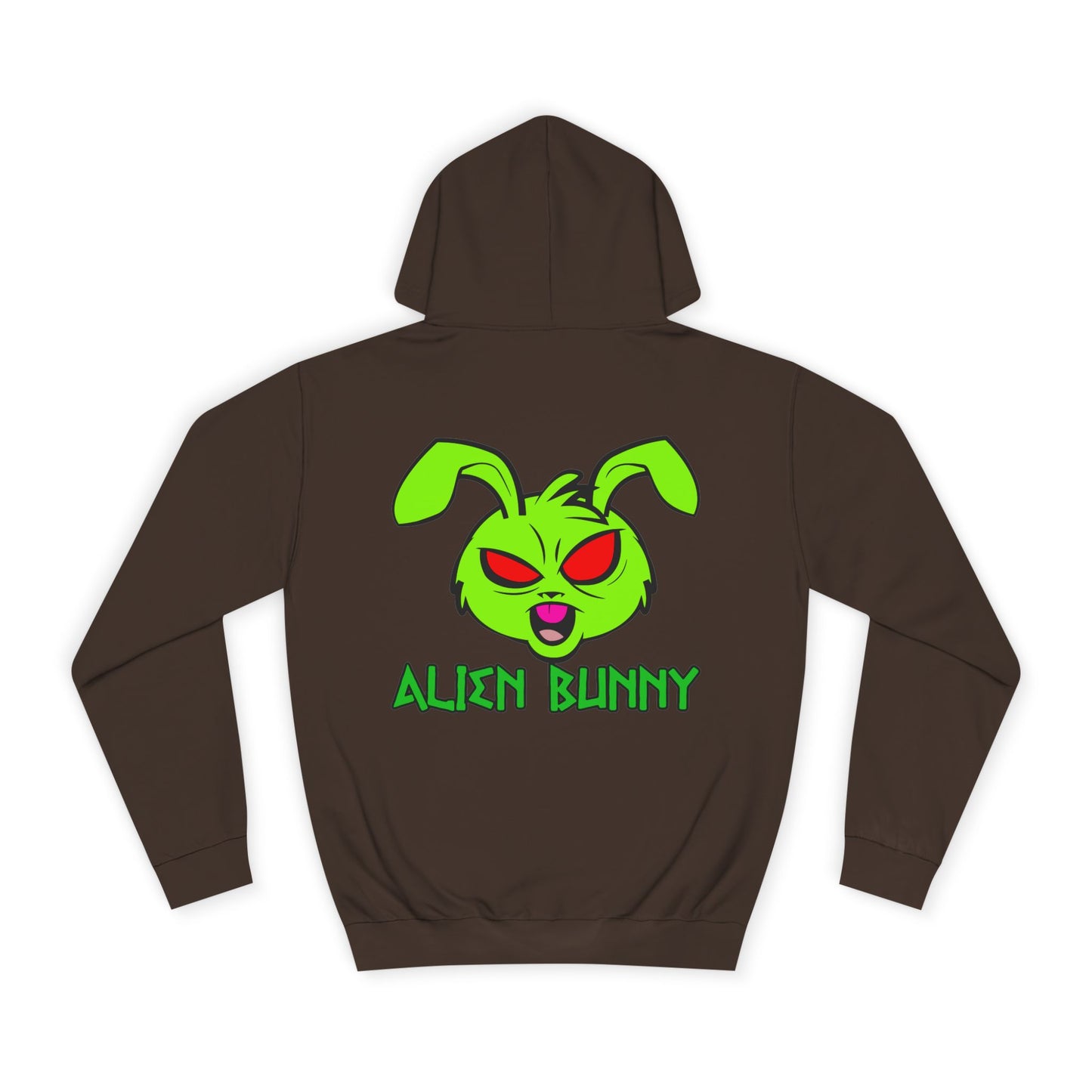 Alien Bunny, Rad Moto Bunny, Unisex Hoodie - Biker Style Sweatshirt for Motorcycle Enthusiasts