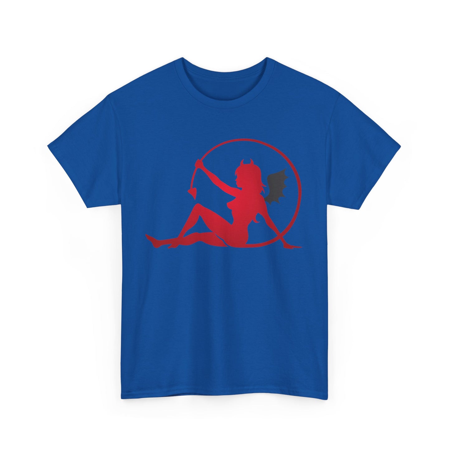 Bat winged Devil Girl. Heavy Cotton T-Shirt