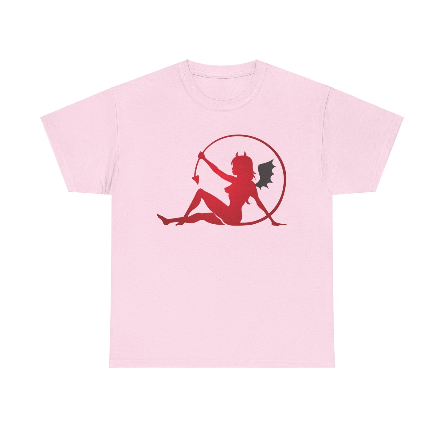 Bat winged Devil Girl. Heavy Cotton T-Shirt