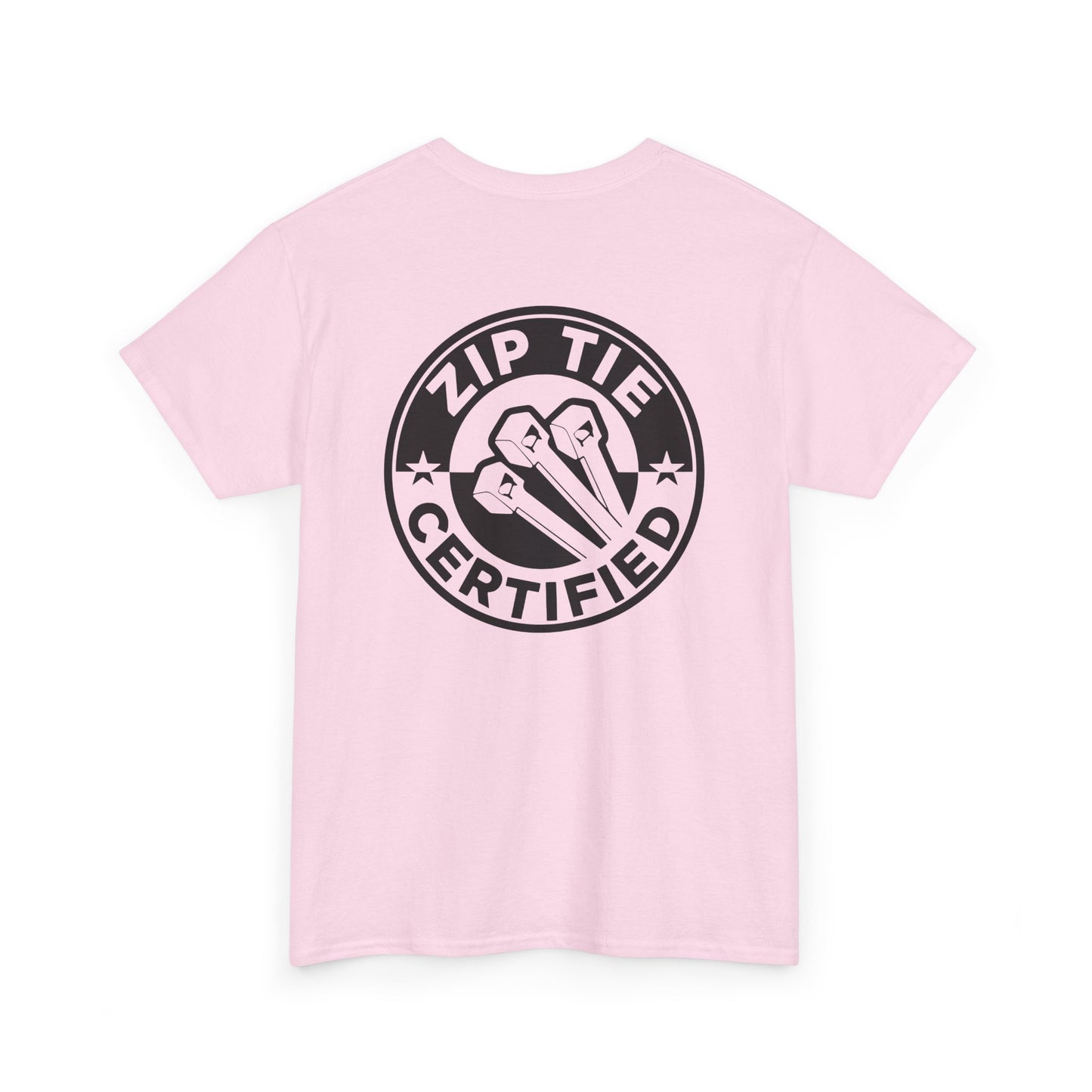 Zip Tie Certified, Rad Moto Bunny, Heavy Cotton T-Shirt