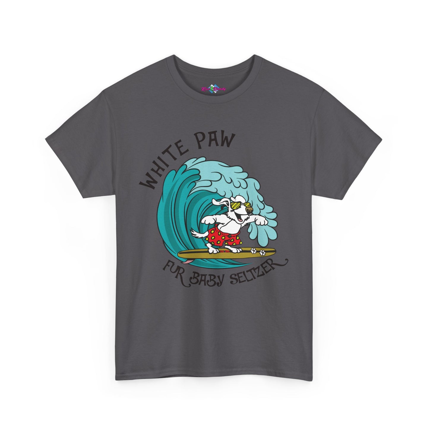 White Paw. Heavy Cotton T-Shirt