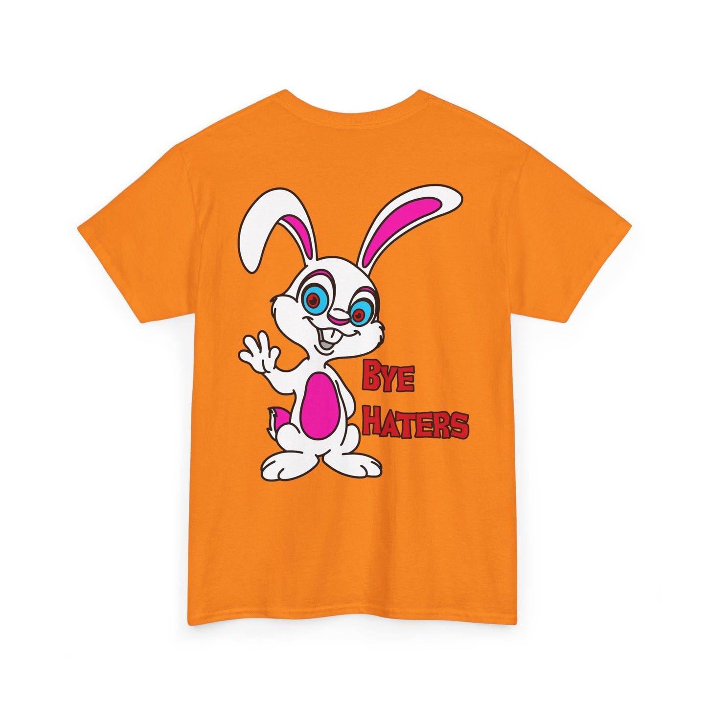 Bye Haters Bunny, Rad Moto Bunny, Heavy Cotton T-Shirt