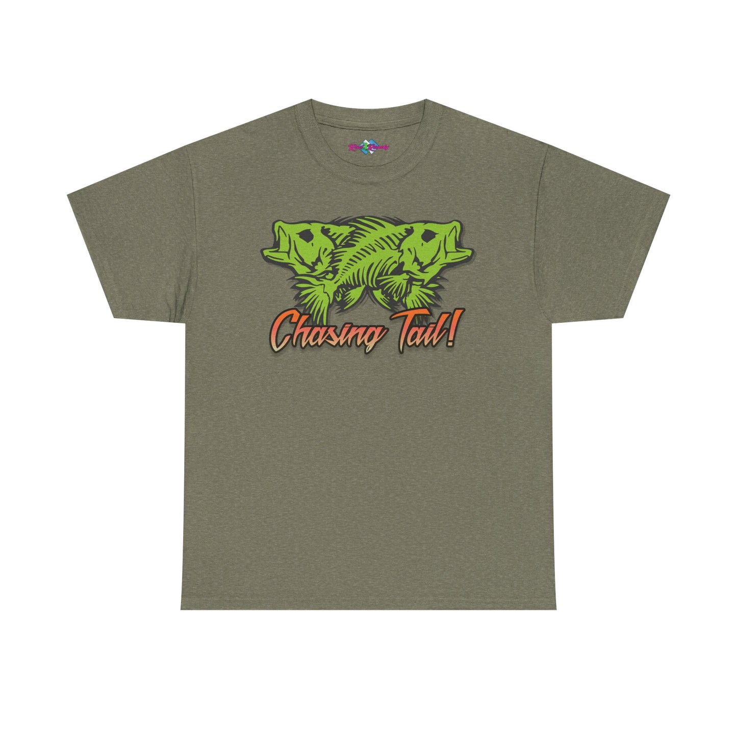 Chasing Tail. Heavy Cotton T-Shirt