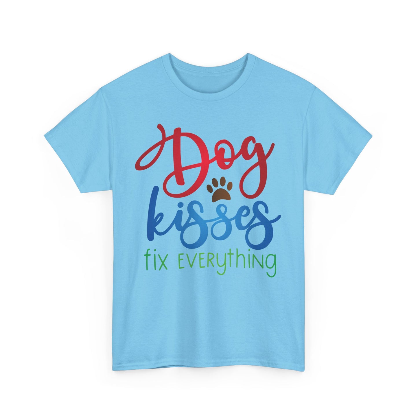 Dog Kisses. Heavy Cotton T-Shirt
