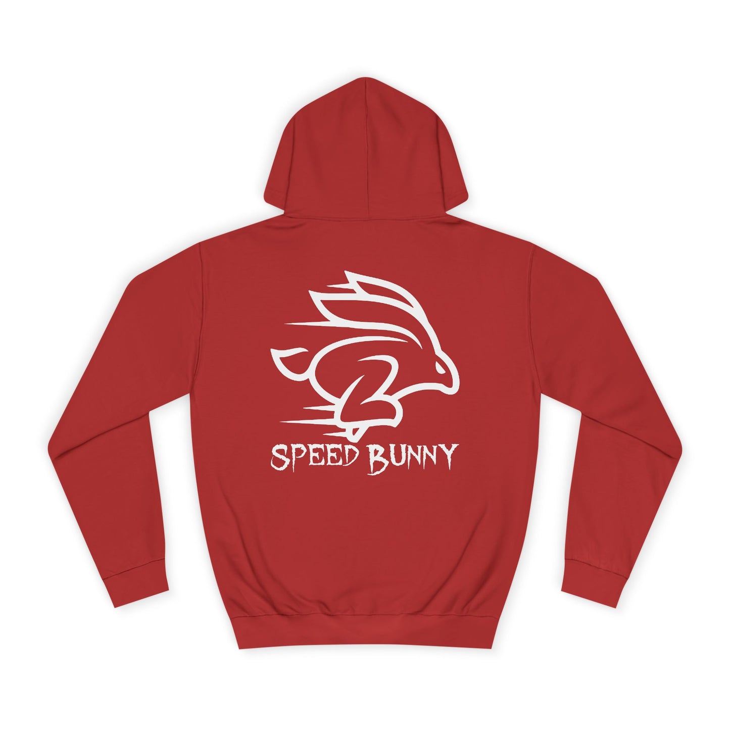 Speed Bunny, Rad Moto Bunny, Unisex Hoodie - Biker Style Sweatshirt for Motorcycle Enthusiasts