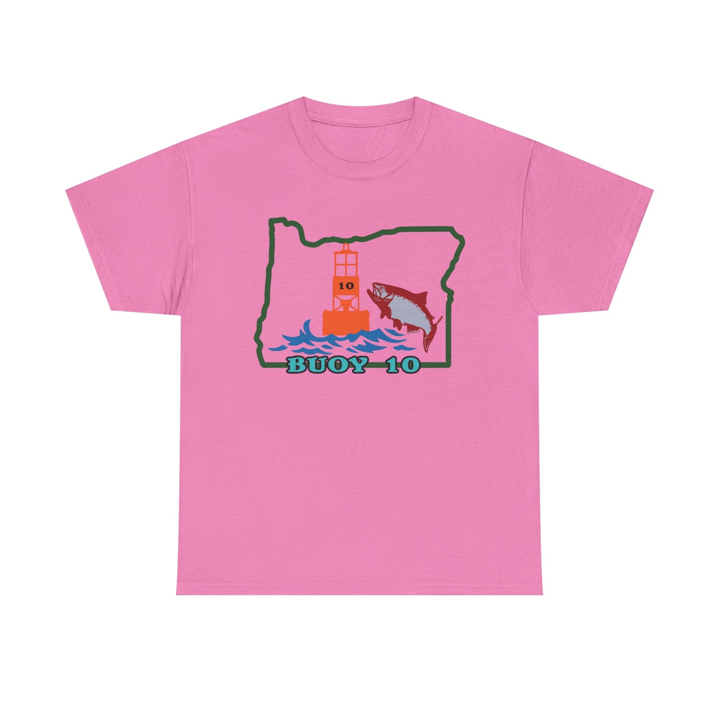 Buoy 10, Oregon. Heavy Cotton T-Shirt
