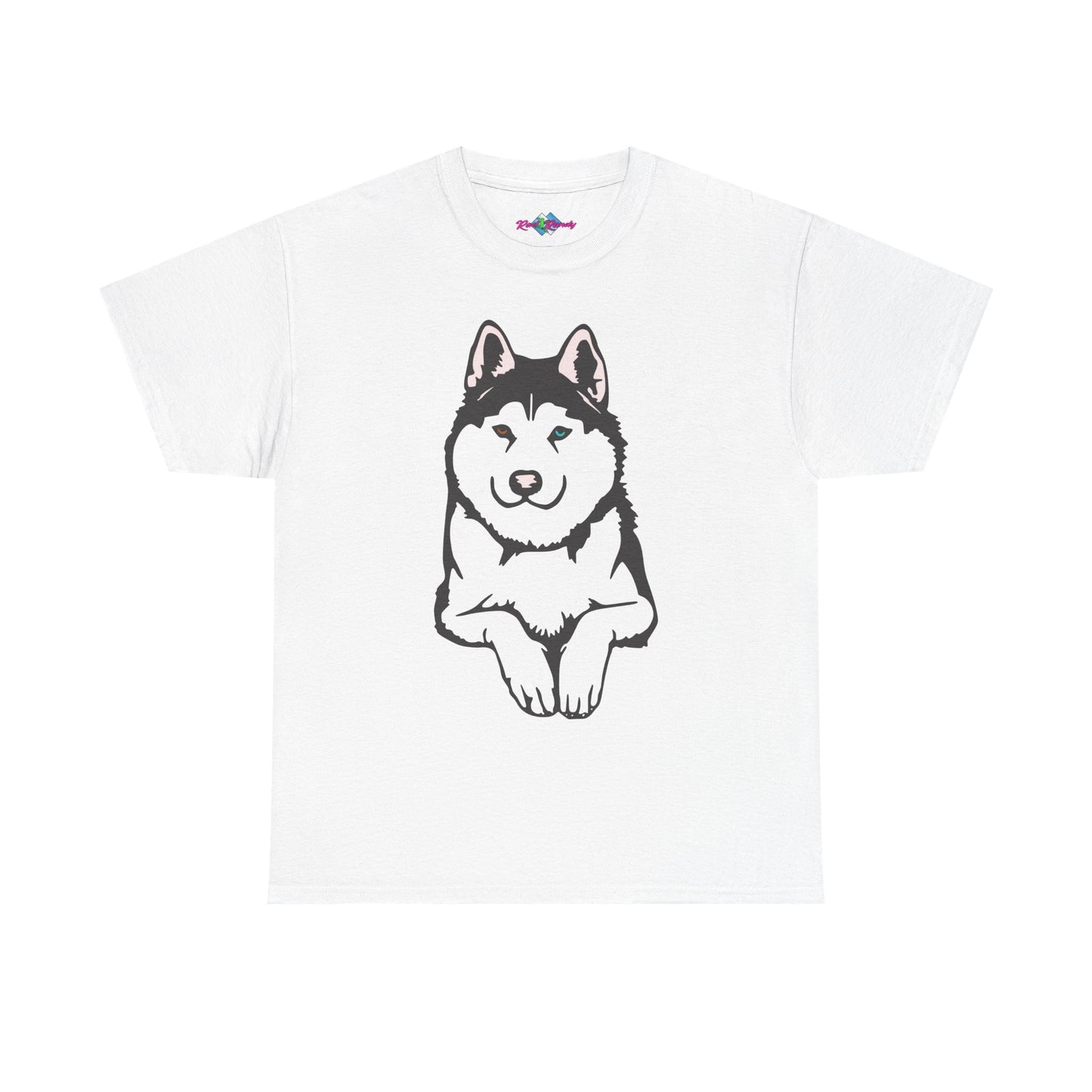 Casual Husky. Heavy Cotton T-Shirt