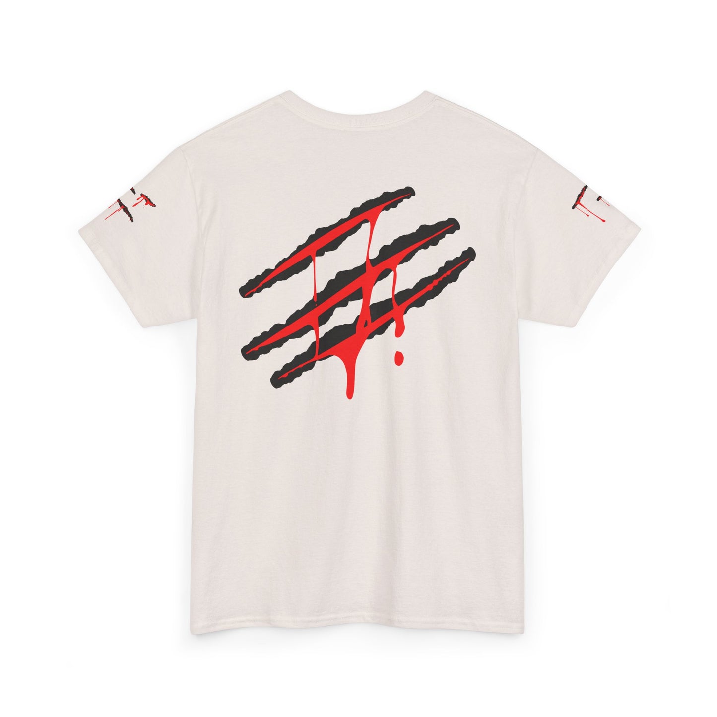 Bloody Scratches. Heavy Cotton T-Shirt