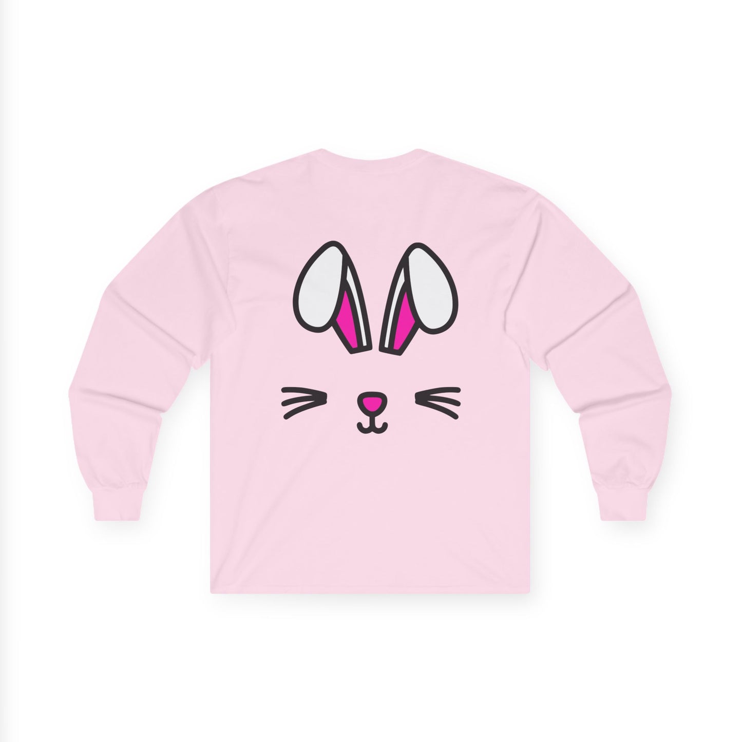 Bunny Face, Rad Moto Bunny, Unisex Long Sleeve Tee - Bold Graphic T-Shirt for Motorcycle Enthusiasts