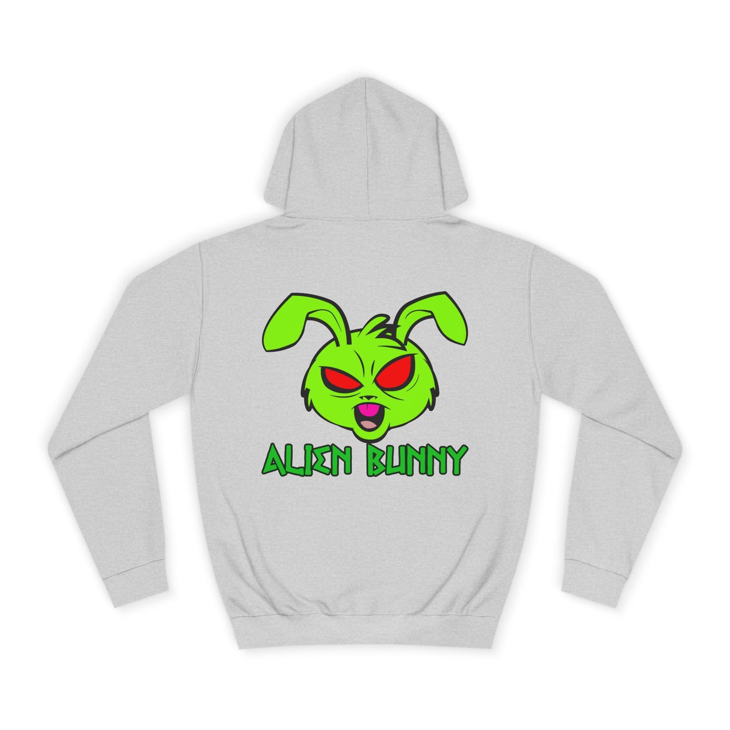 Alien Bunny, Rad Moto Bunny, Unisex Hoodie - Biker Style Sweatshirt for Motorcycle Enthusiasts