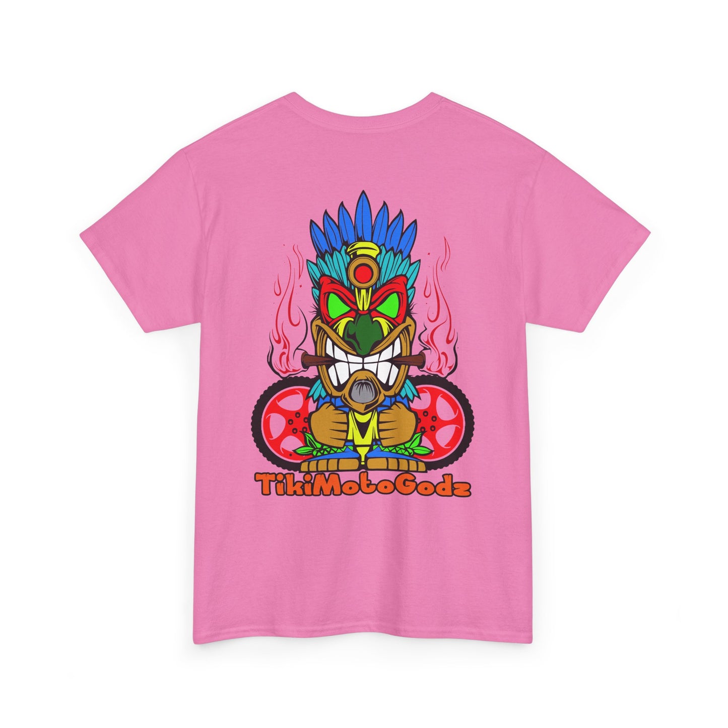 Tiki Moto Godz. Heavy Cotton T-Shirt