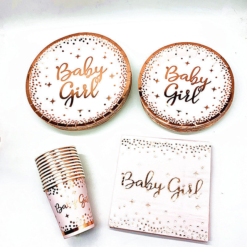 BABY GIRL Party Set