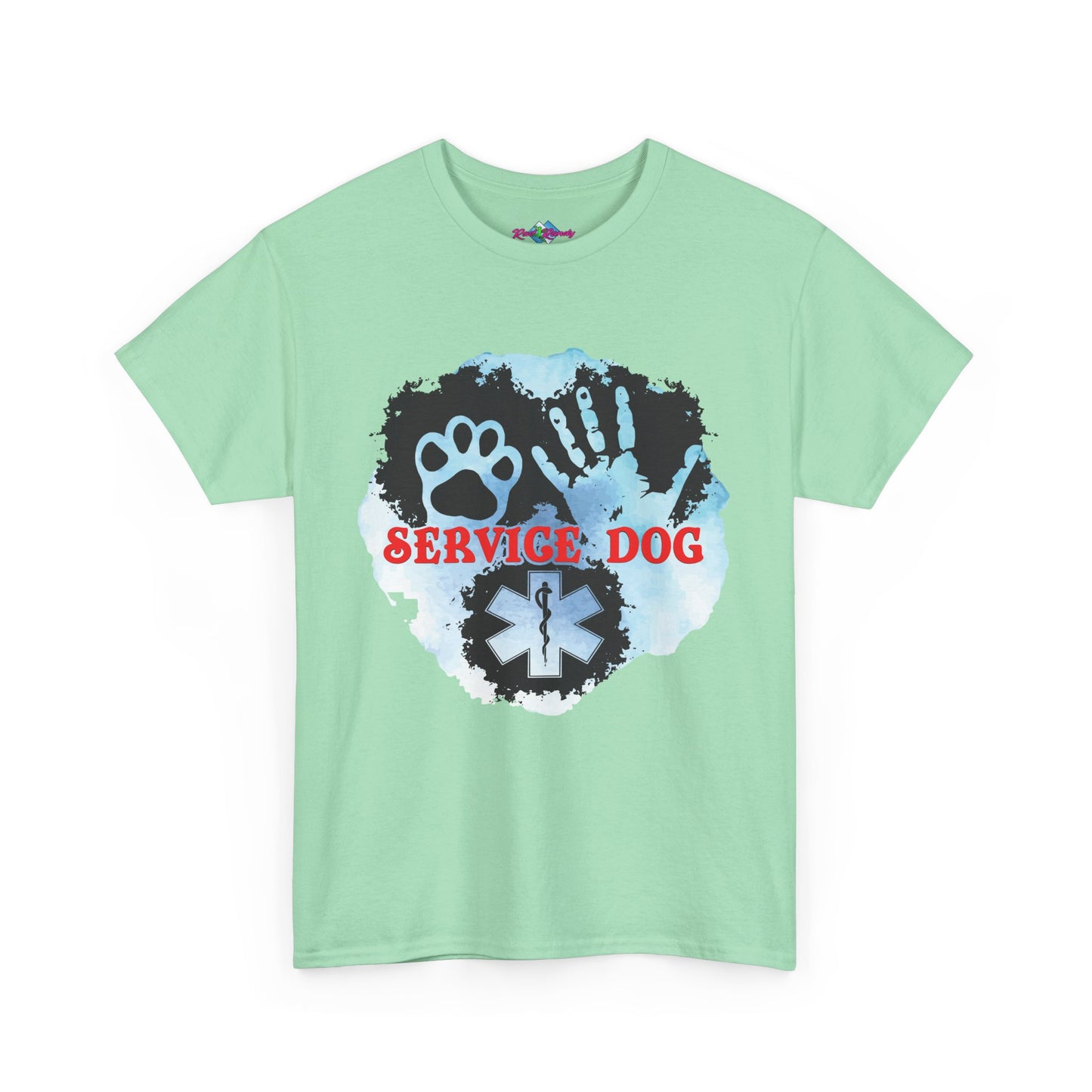 Best Friends, Service Dog. Heavy Cotton T-Shirt