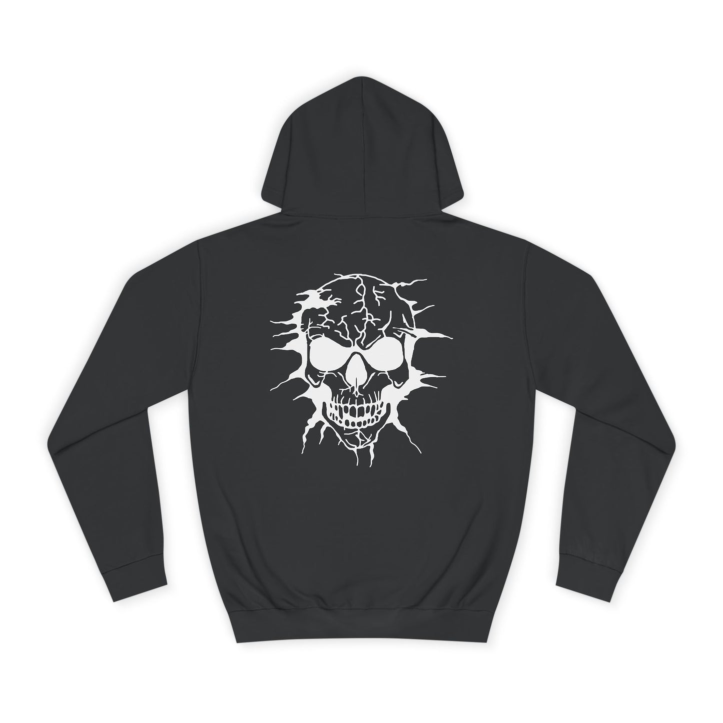 Breakout Skull, Rad Moto Bunny, Unisex Hoodie - Biker Style Sweatshirt for Motorcycle Enthusiasts