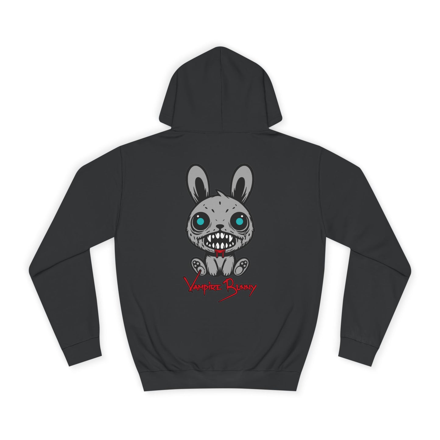 Vampire Bunny, Rad Moto Bunny, Unisex Hoodie - Biker Style Sweatshirt for Motorcycle Enthusiasts